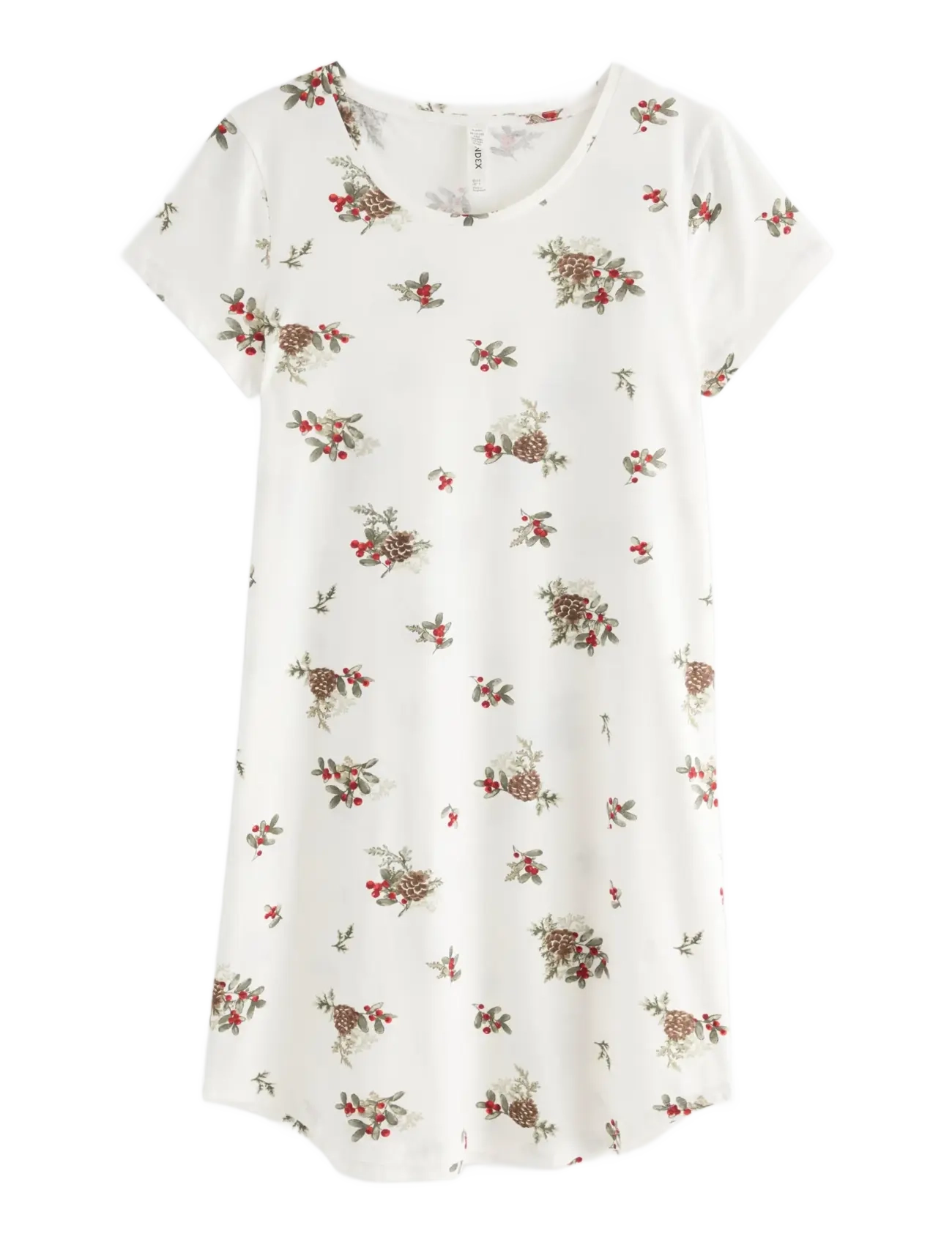 Nightdress aop - LIGHT WHITE