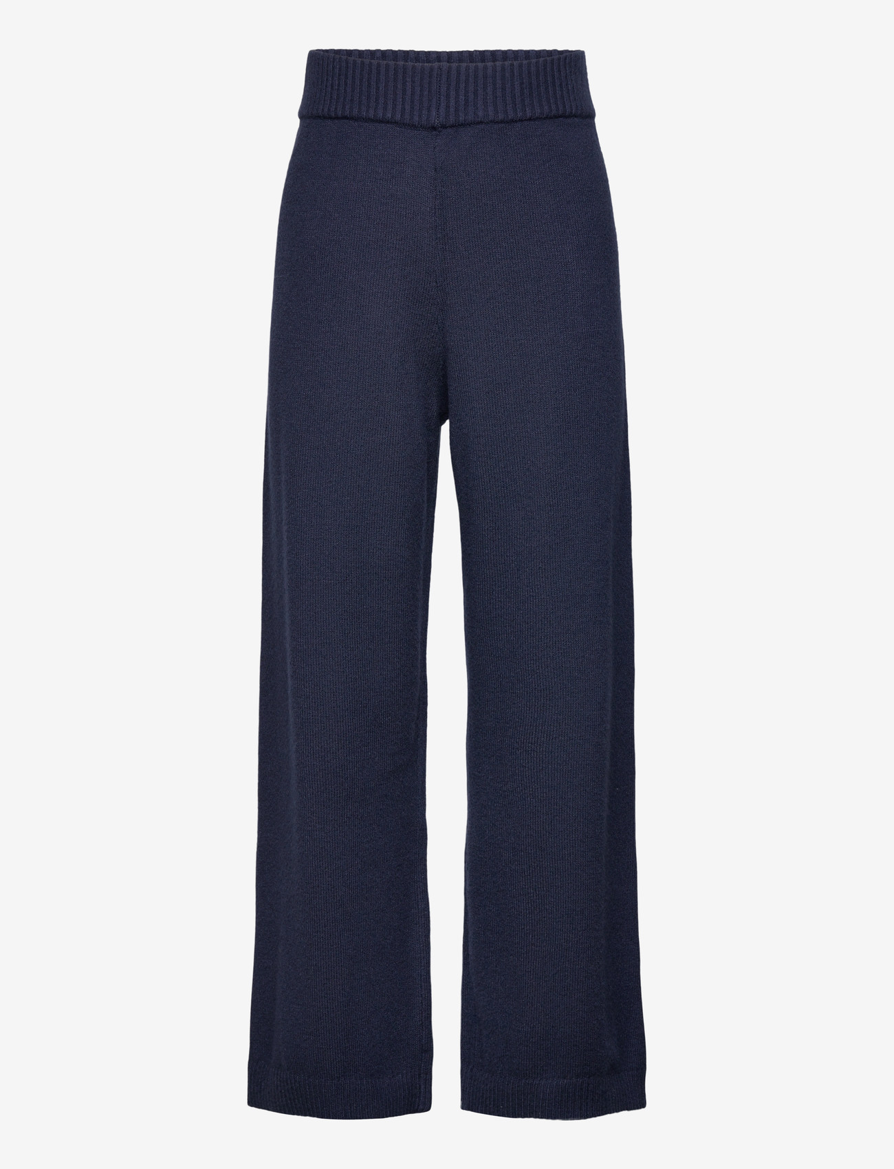 Lindex - Trouser knitted - efterårstøj - navy - 0