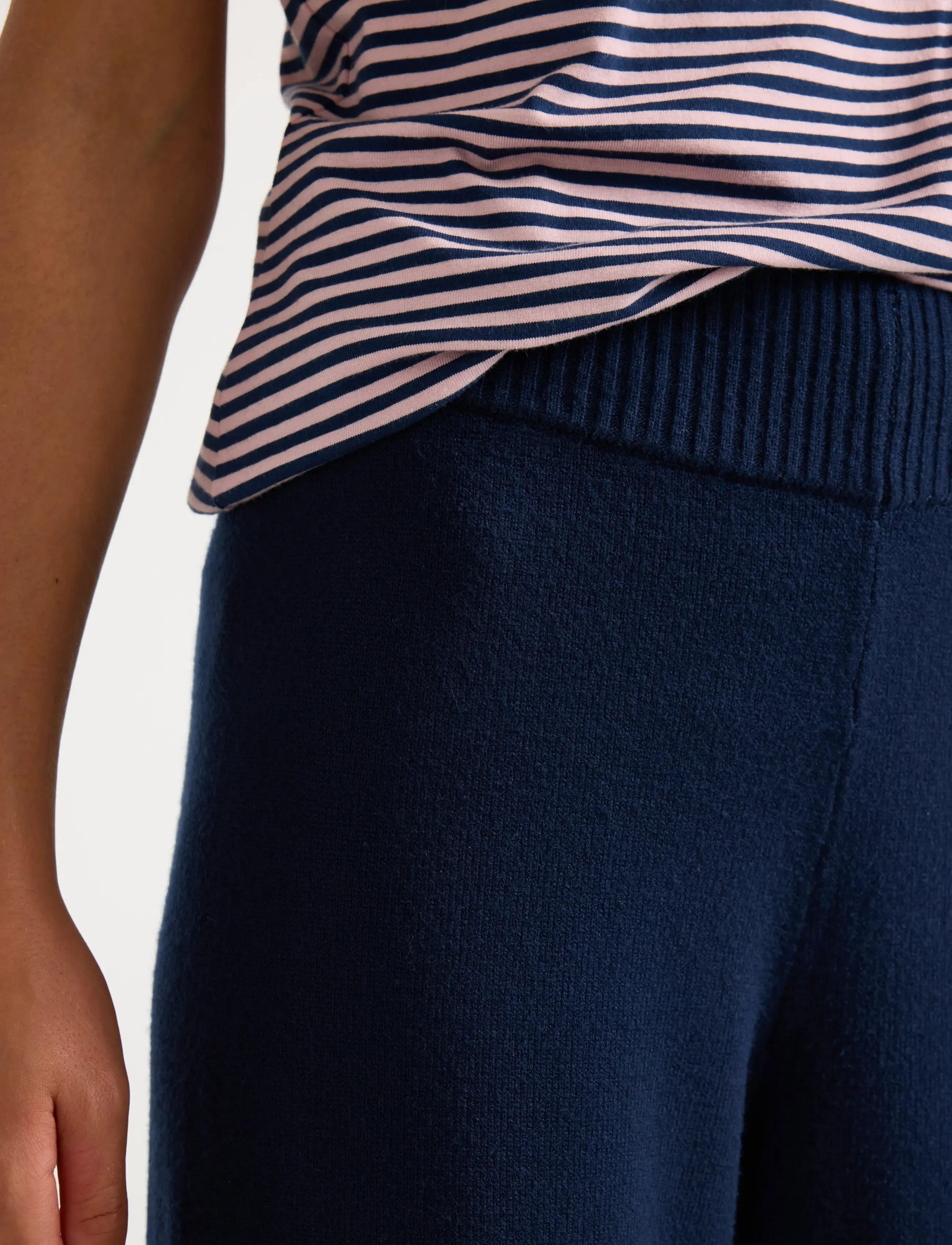 Lindex - Trouser knitted - osta vanuse järgi - navy - 4