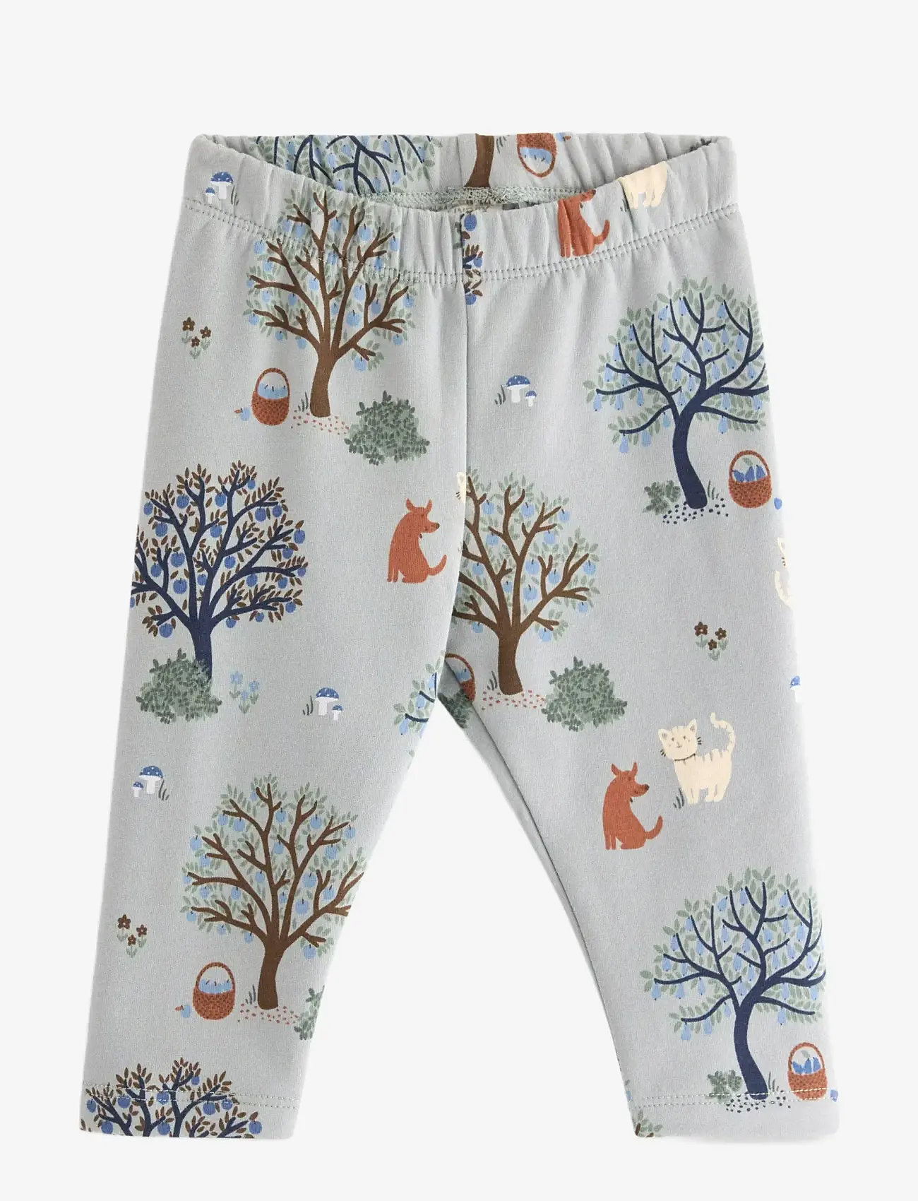 Lindex - Leggings Tree - sügisesed riided - light dusty turquoise - 0