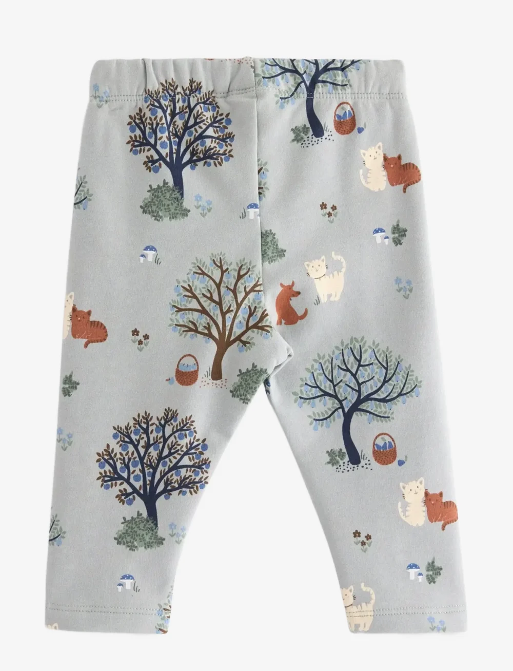 Lindex - Leggings Tree - leggings - light dusty turquoise - 1