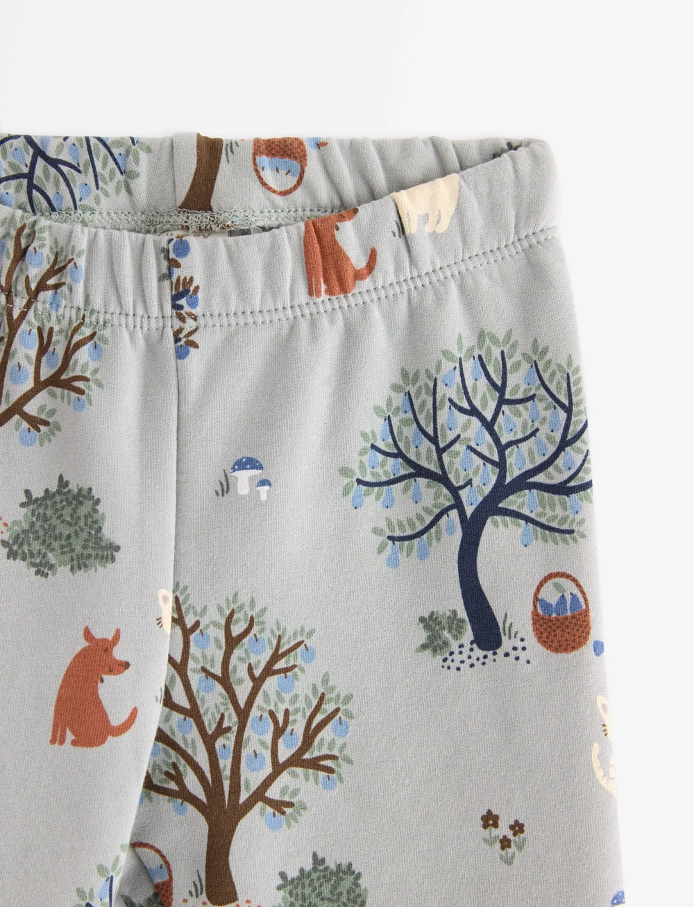 Lindex - Leggings Tree - leggings - light dusty turquoise - 2