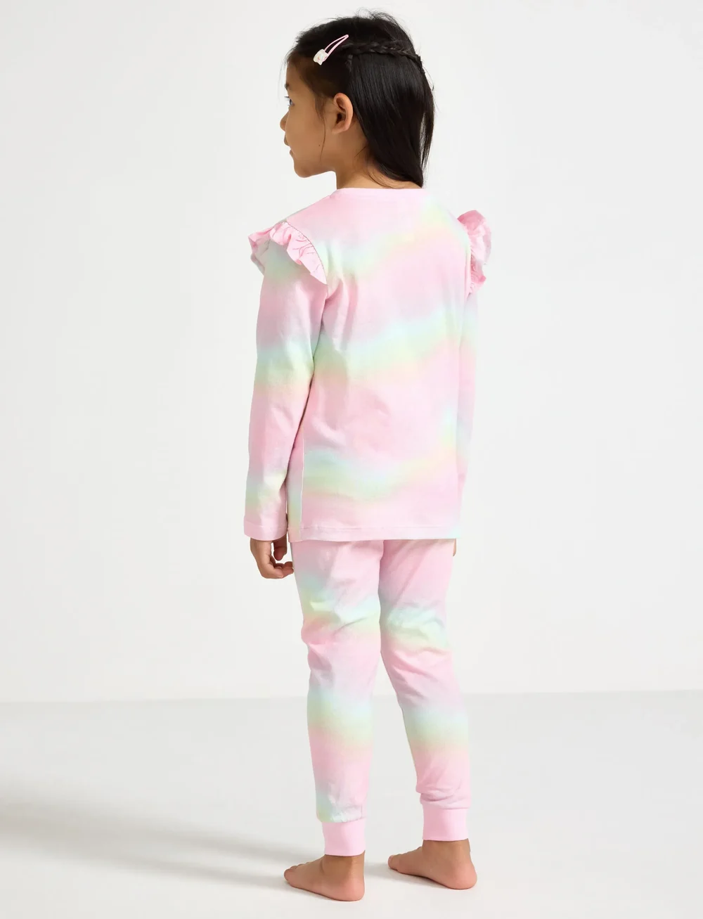 Lindex - Pyjama 2 p Kawaii rainbow - pyjamasset - light pink - 3