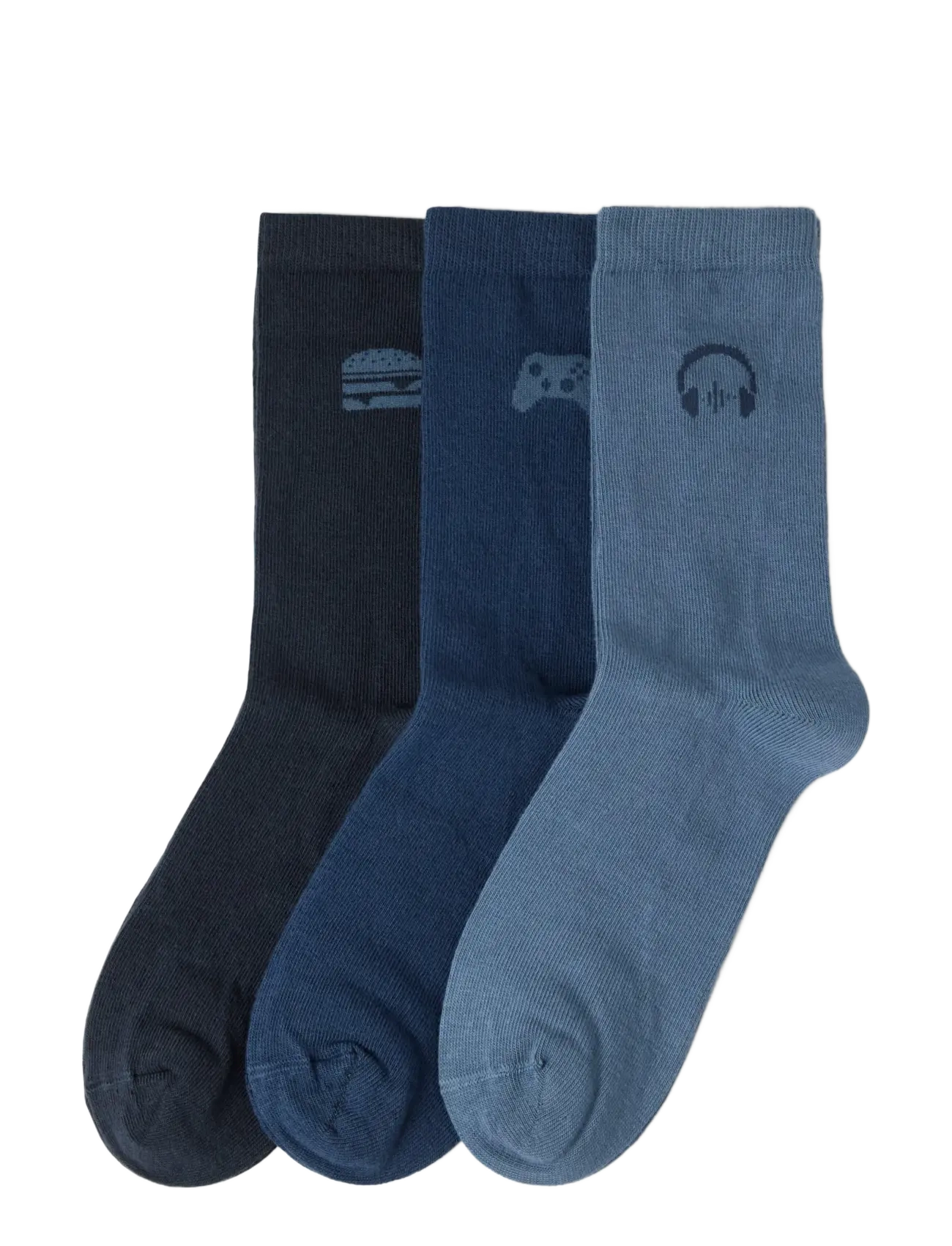 Lindex Socks 3 pack BB gaming - Strømper & Tights - DARK NAVY / blue