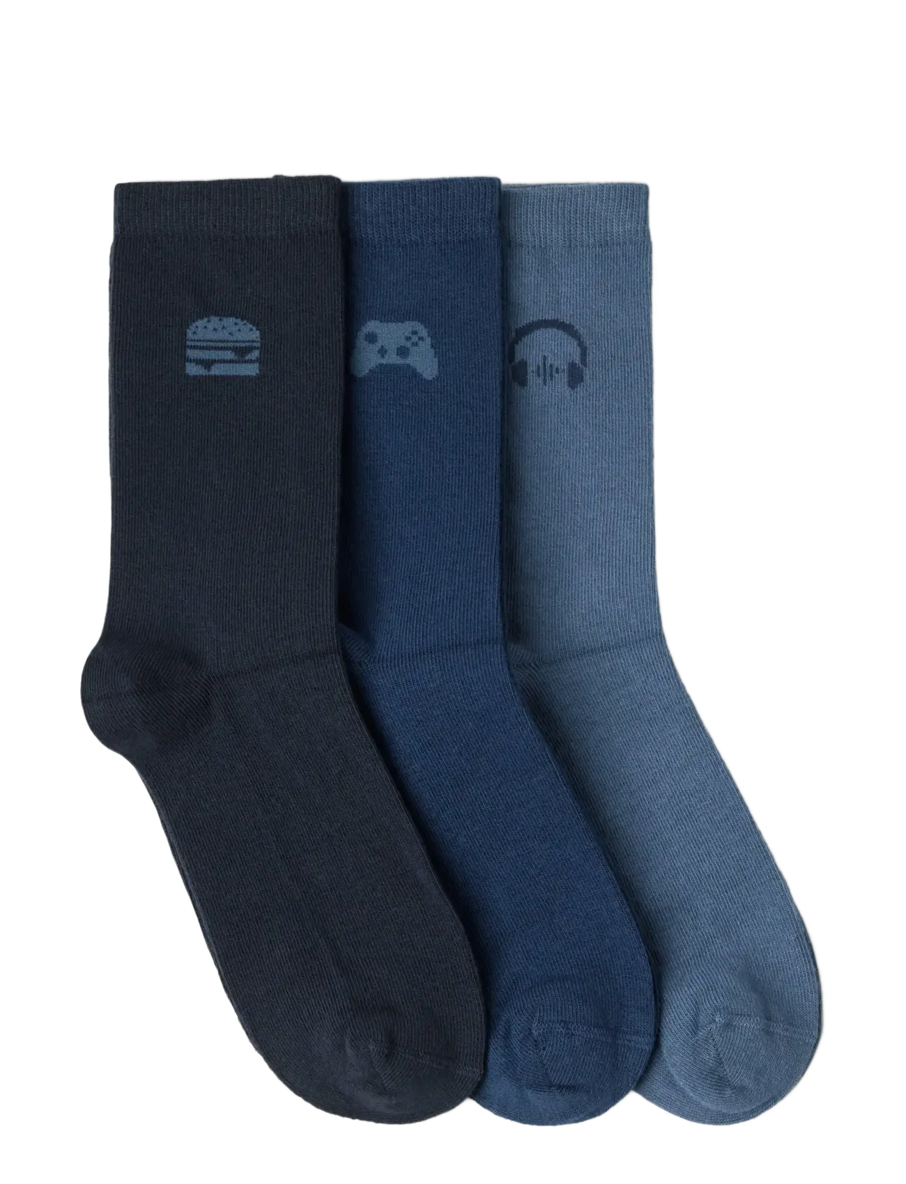 Lindex - Socks 3 pack BB gaming - dark navy - 1