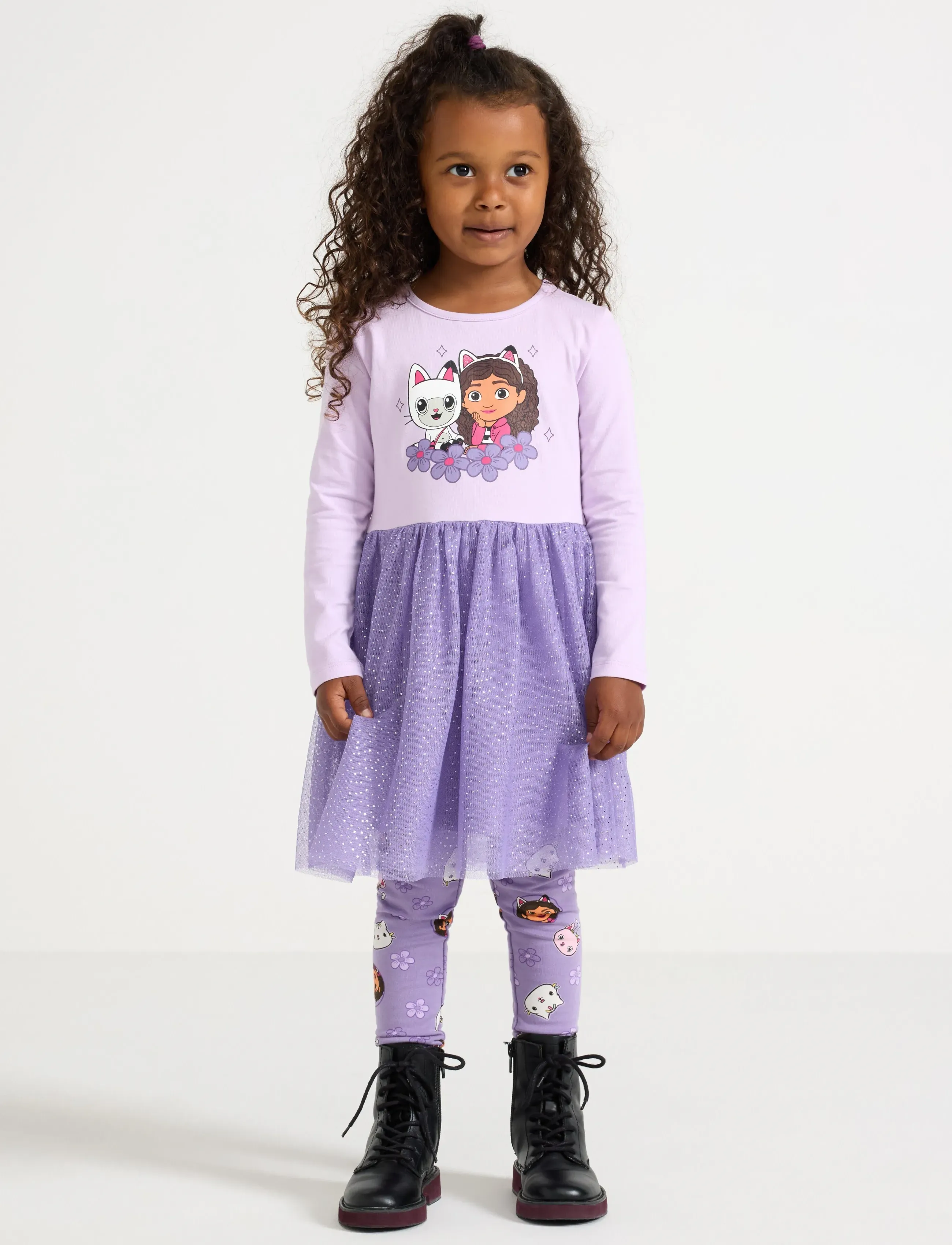 Lindex With Gabby's Dollhouse dress - Kjoler & Nederdele - LIGHT LILAC / purple