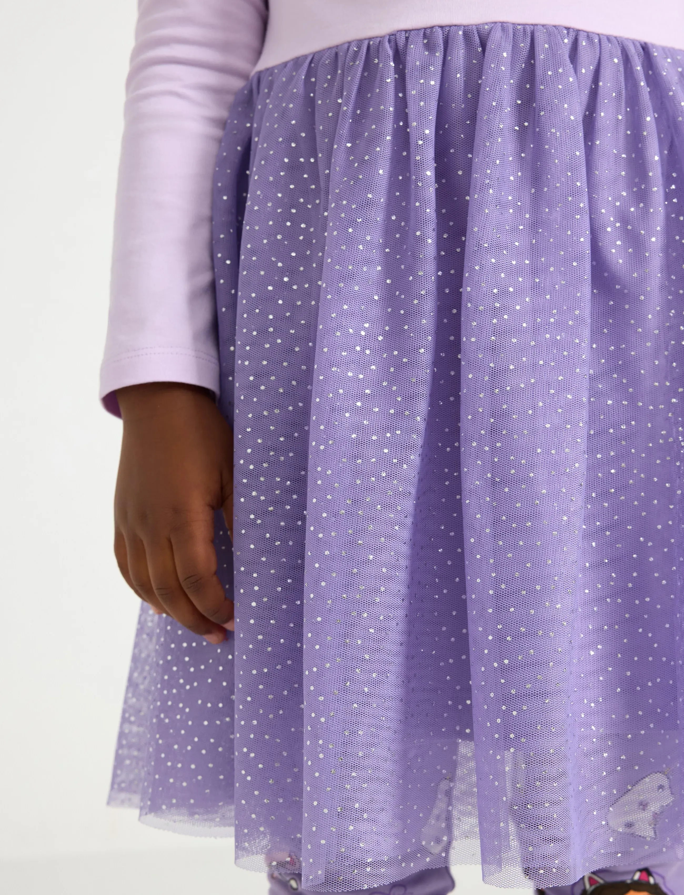 Lindex - With Gabby's Dollhouse dress - langärmelige freizeitkleider - light lilac - 4