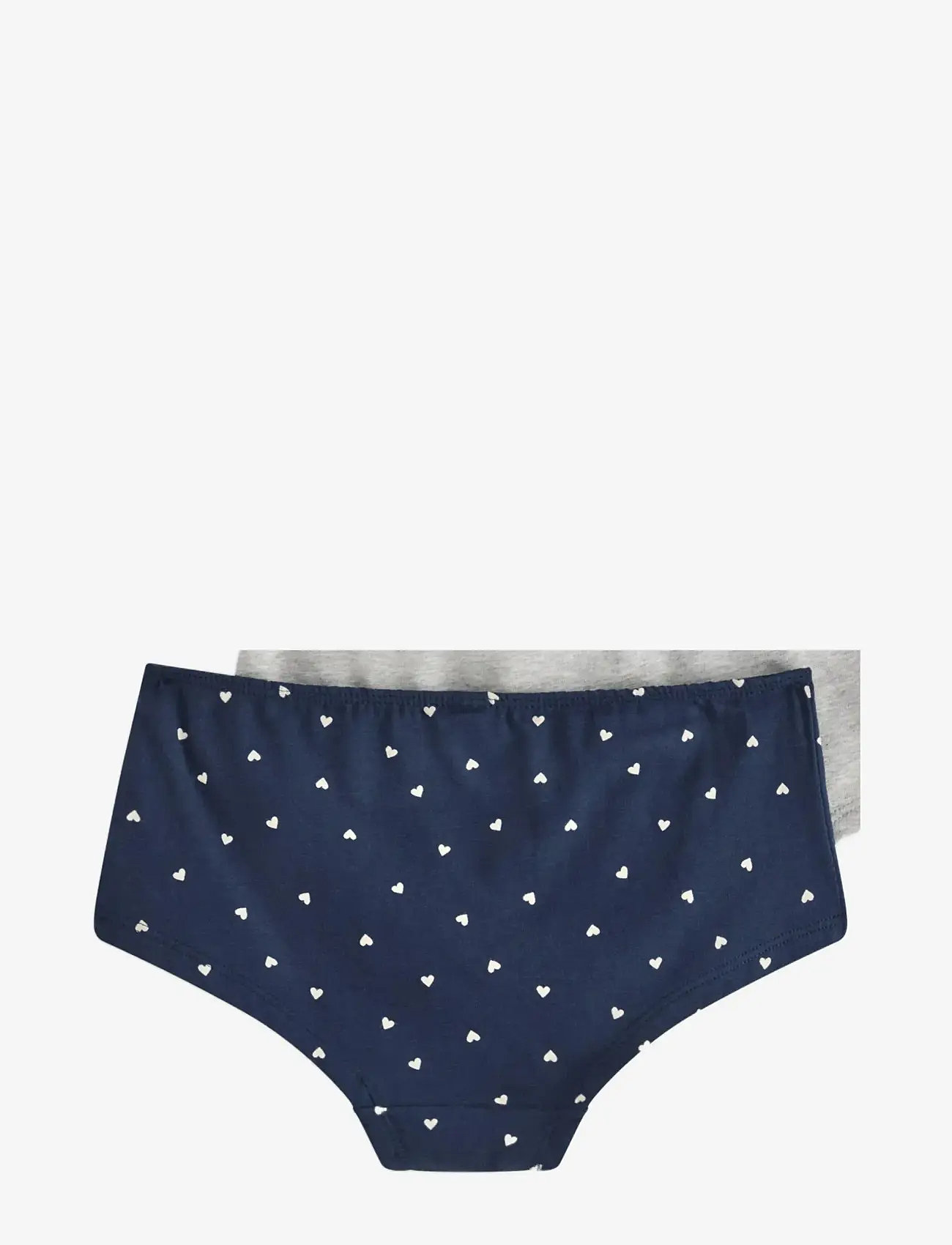 Lindex - Panty Hipster 3p Hearts Dog - slips - navy - 1