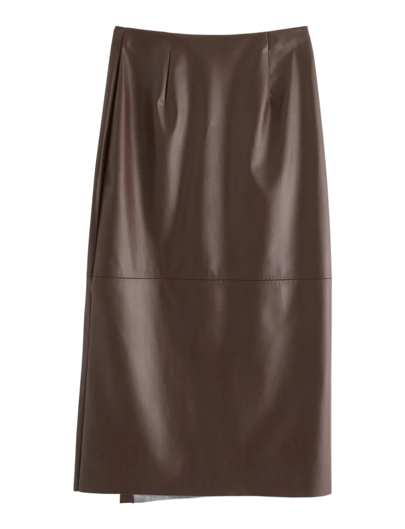 Lindex - Skirt Francy - wrap skirts - dark brown - 2
