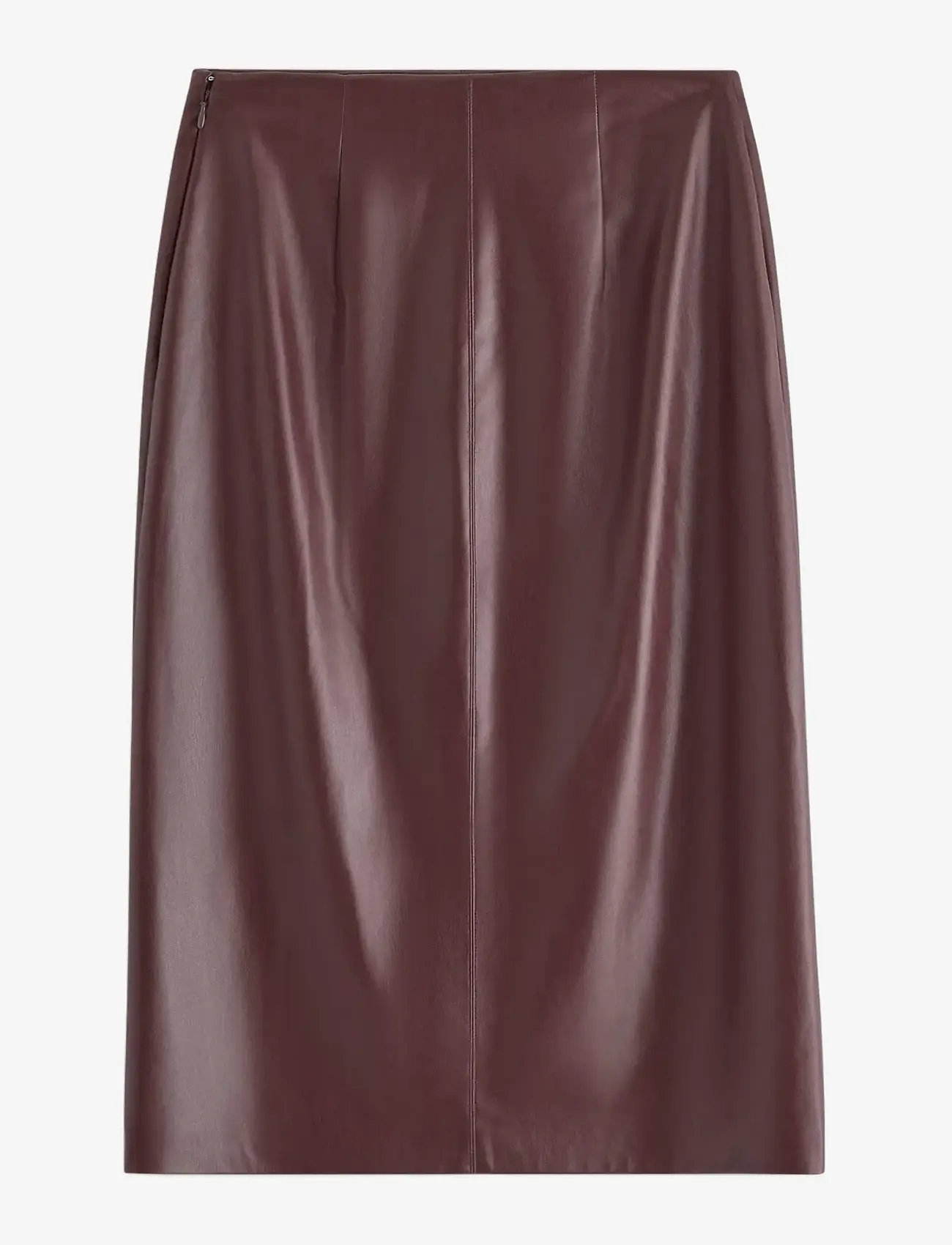 Lindex - Skirt Jocelyn - midi kjolar - dark red - 1