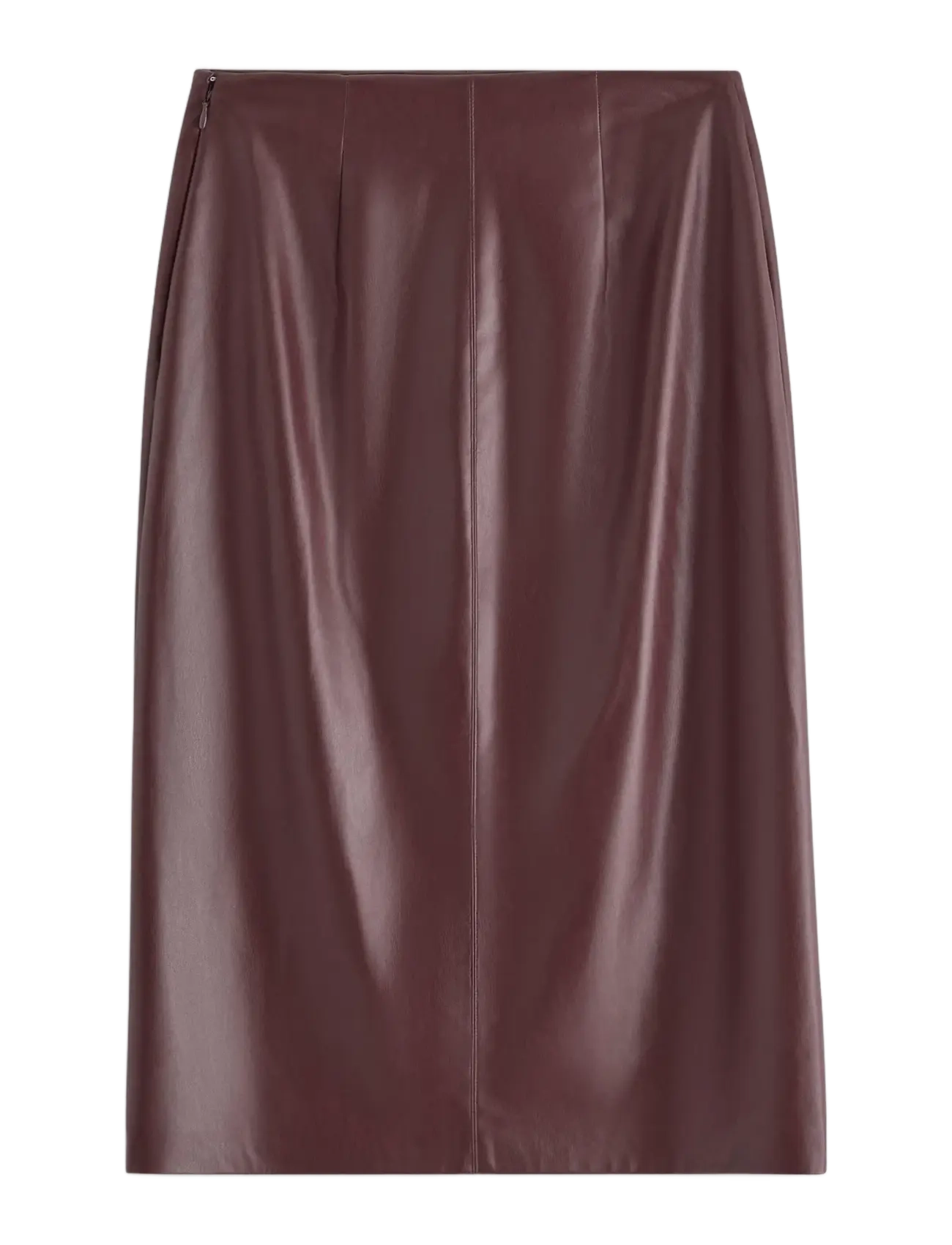 Lindex - Skirt Jocelyn - midi-röcke - dark red - 1