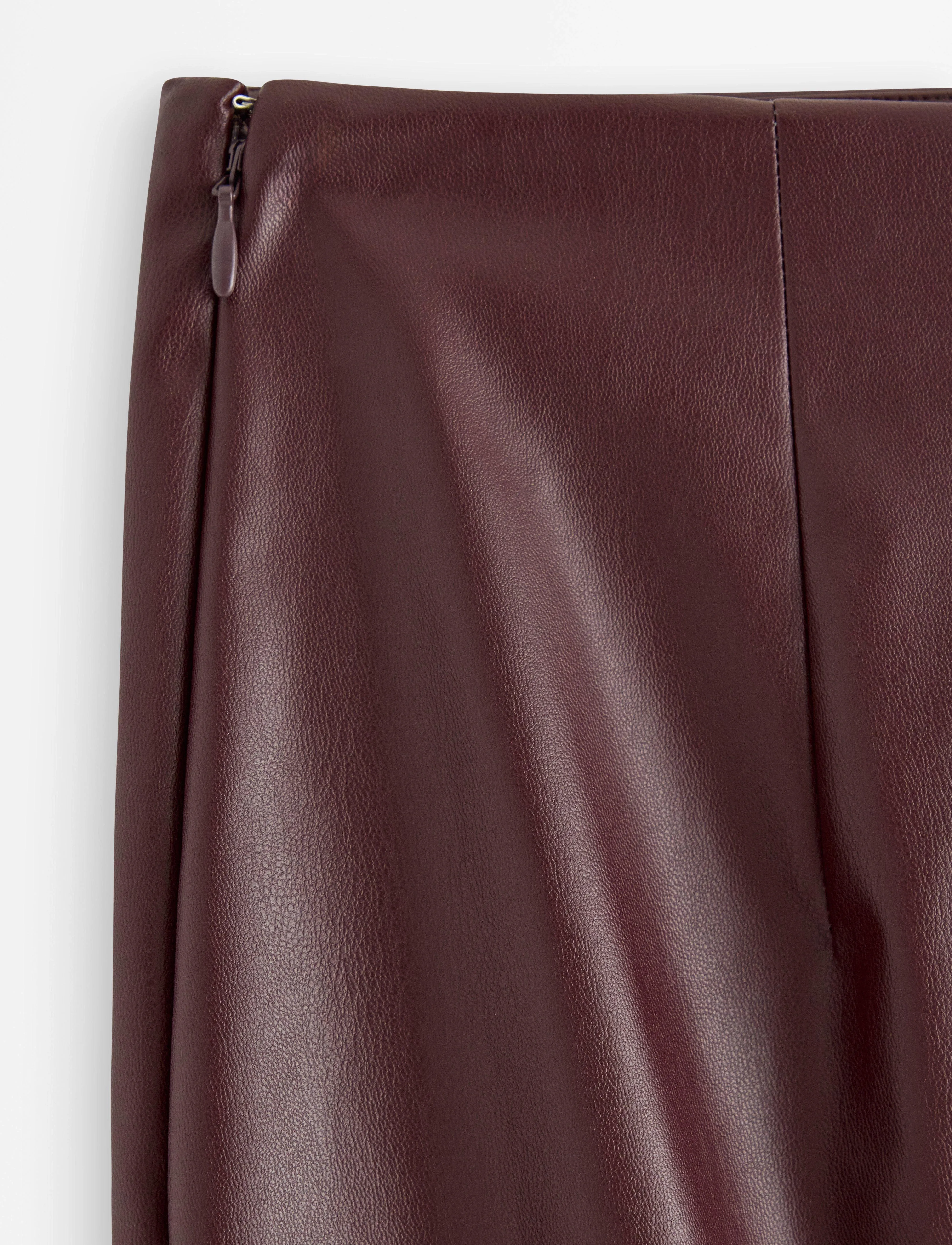 Lindex - Skirt Jocelyn - midi-röcke - dark red - 5