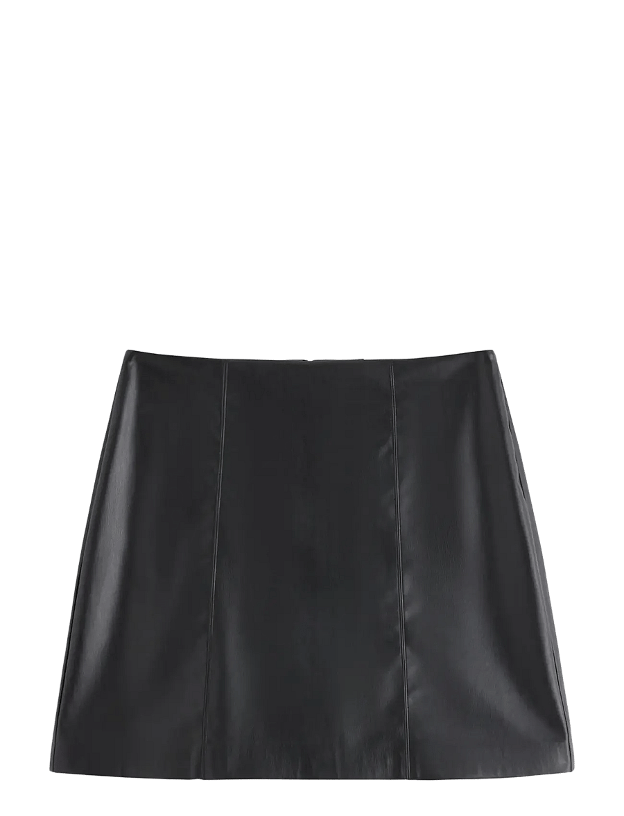Lindex - Skirt Cissi - korte nederdele - black - 1