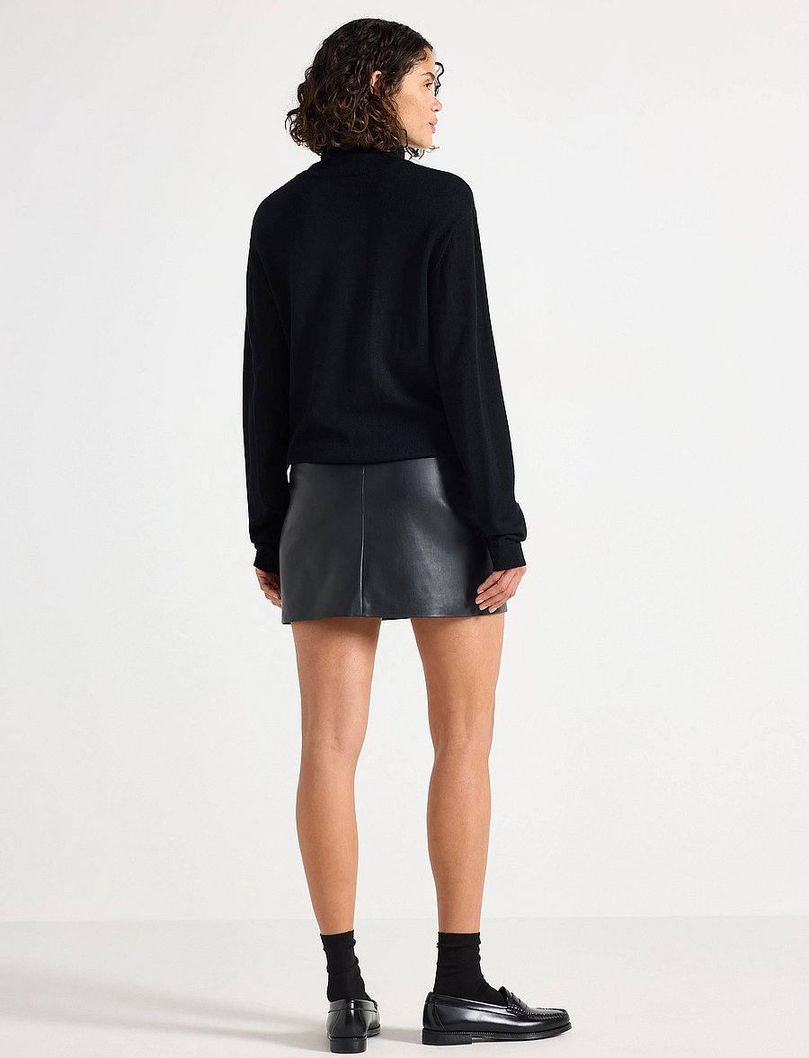 Lindex - Skirt Cissi - korte nederdele - black - 3