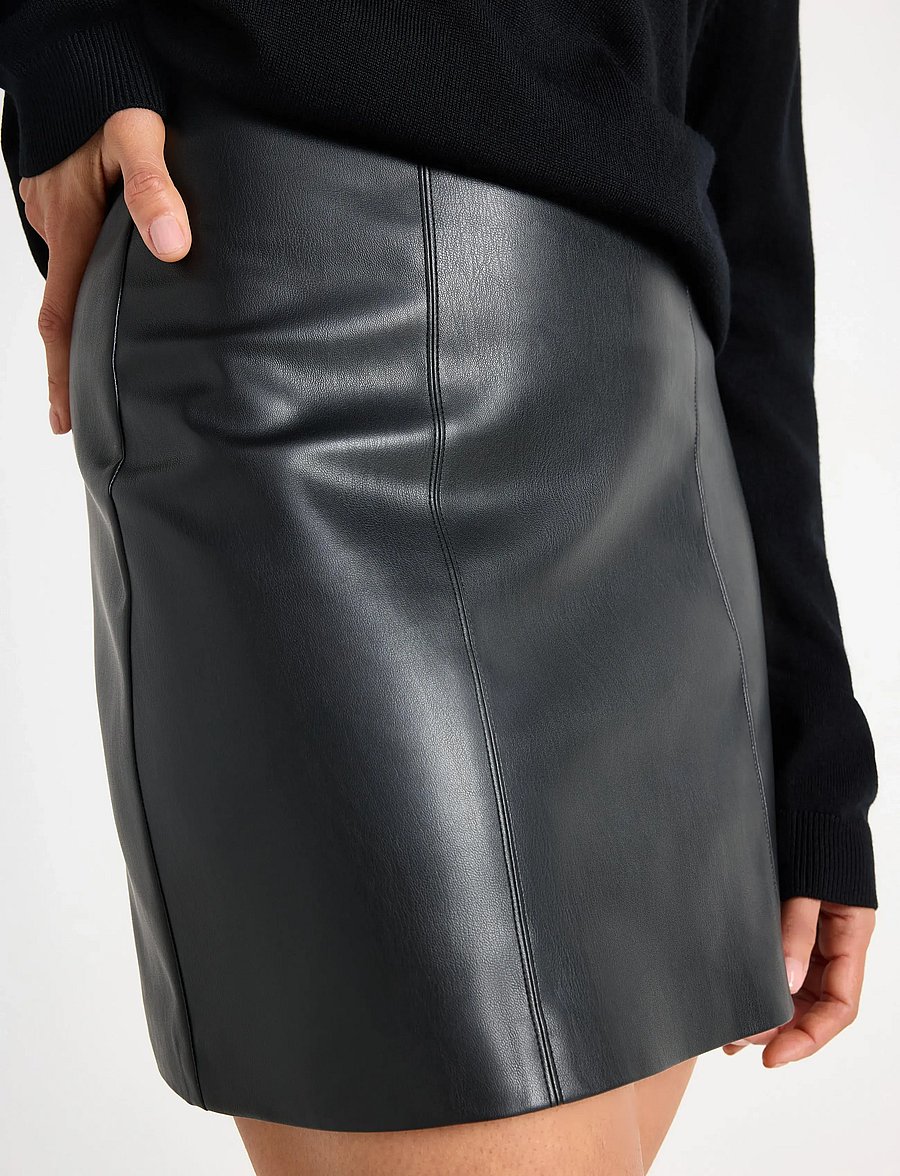 Lindex - Skirt Cissi - korte nederdele - black - 4