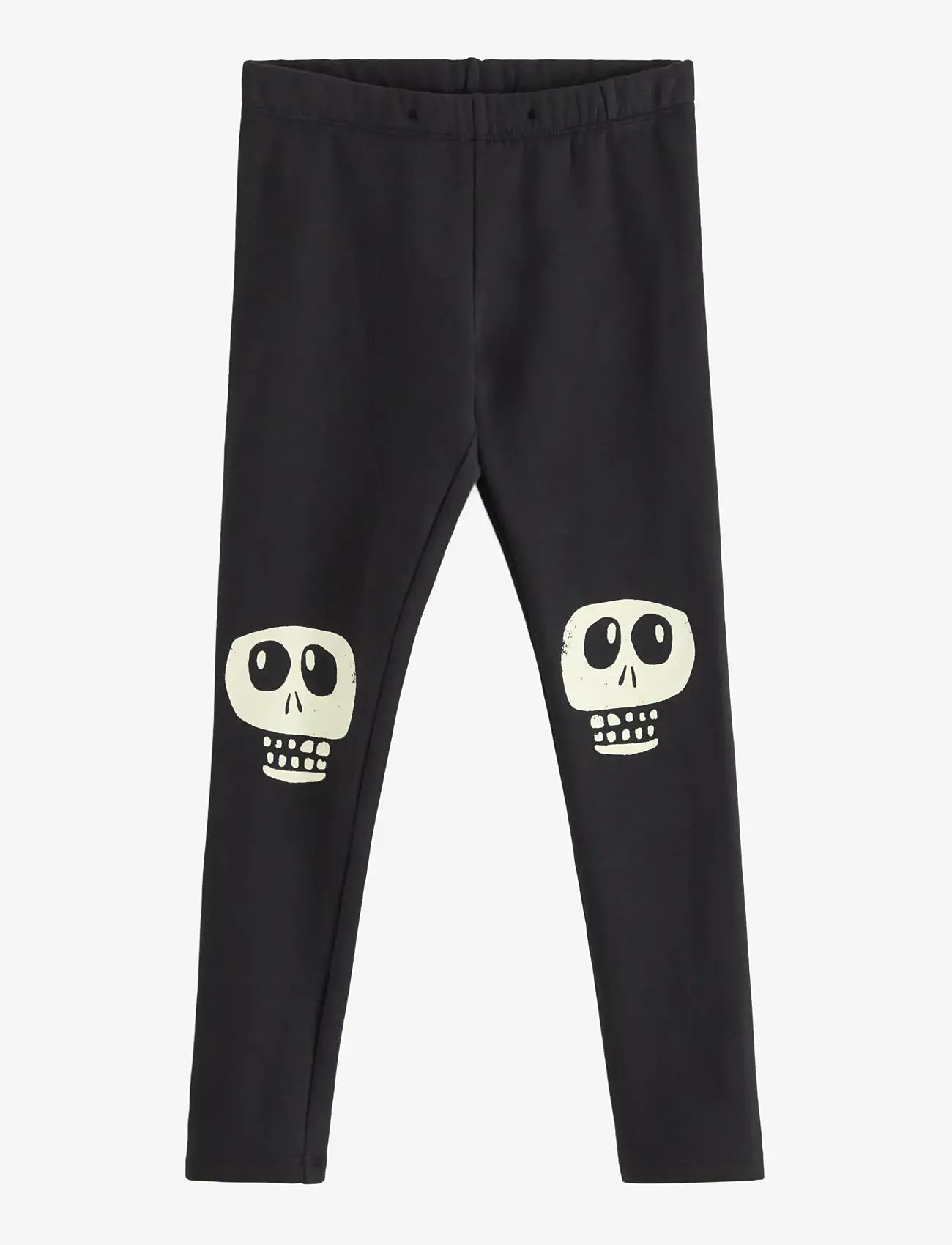 Lindex - Leggings Skull knee patch glow - leggings - black - 1