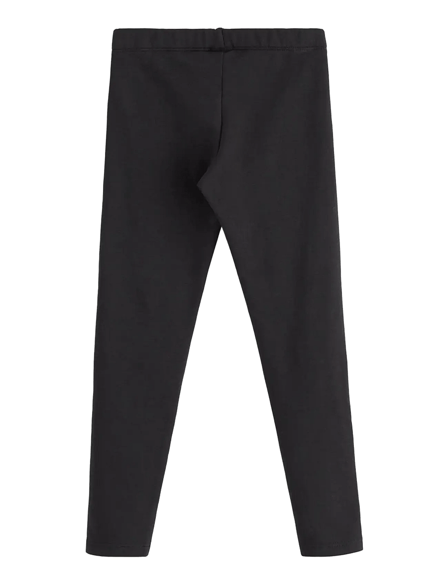 Lindex - Leggings Skull knee patch glow - leggings - black - 2