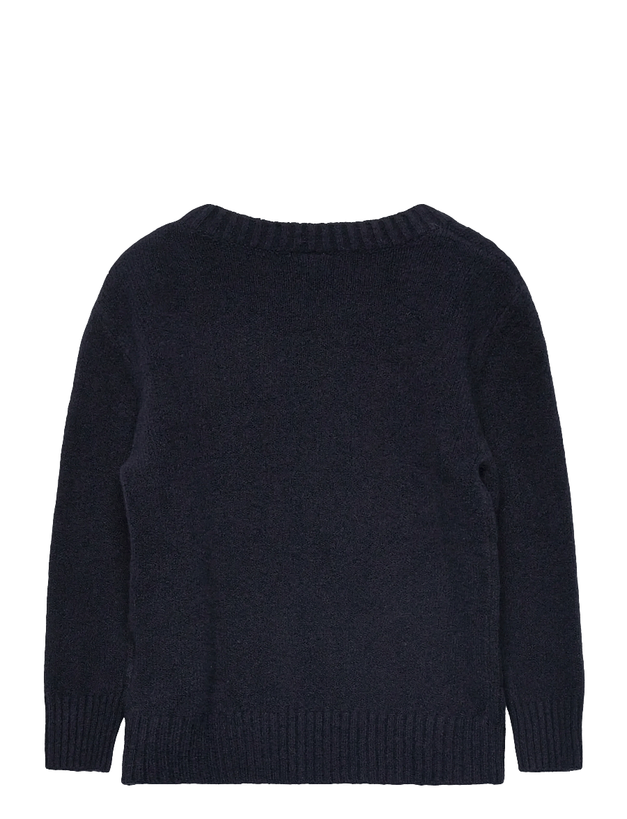 Lindex - Sweater knitted cable - stickade tröjor - dark navy - 2