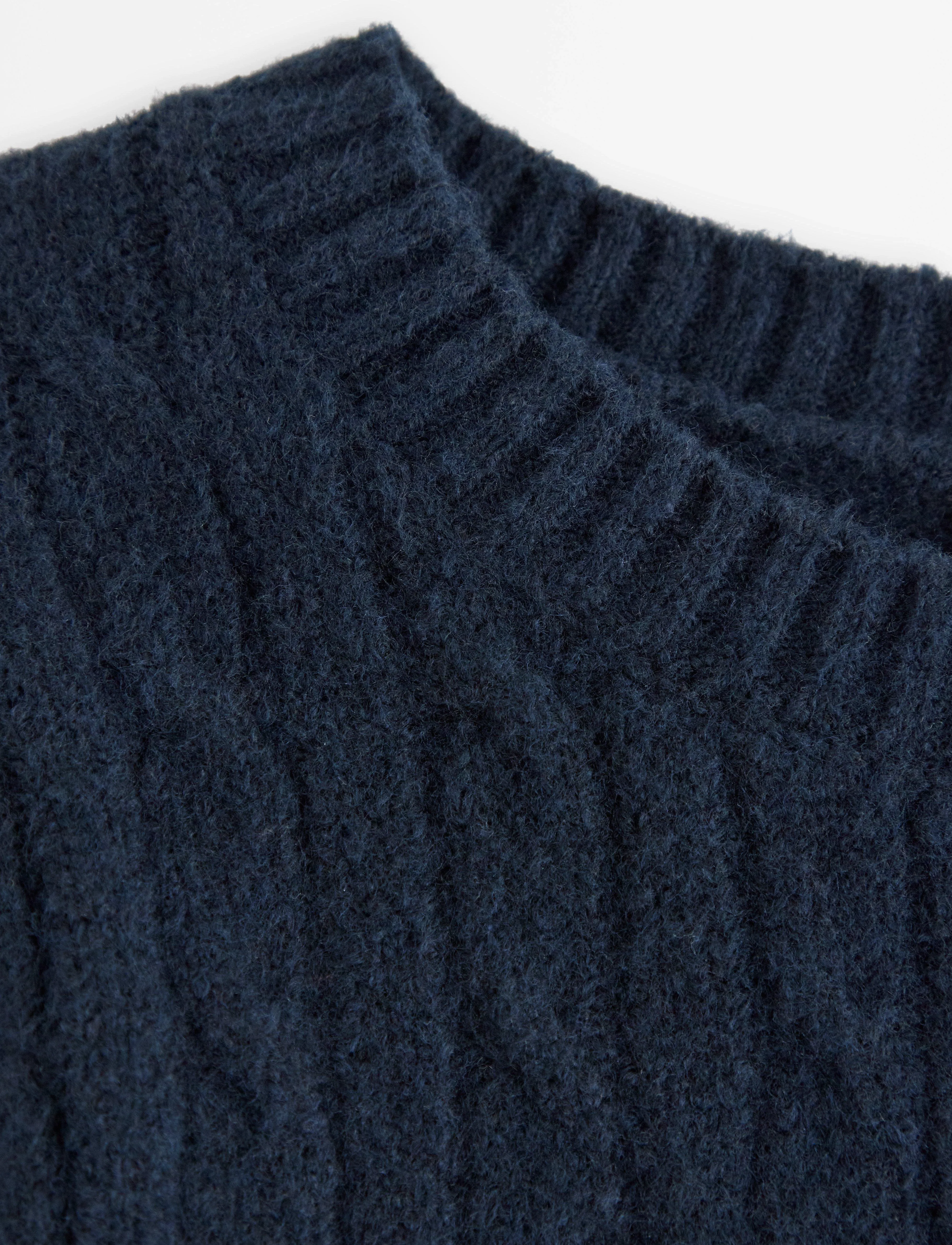 Lindex - Sweater knitted cable - trøjer - dark navy - 5