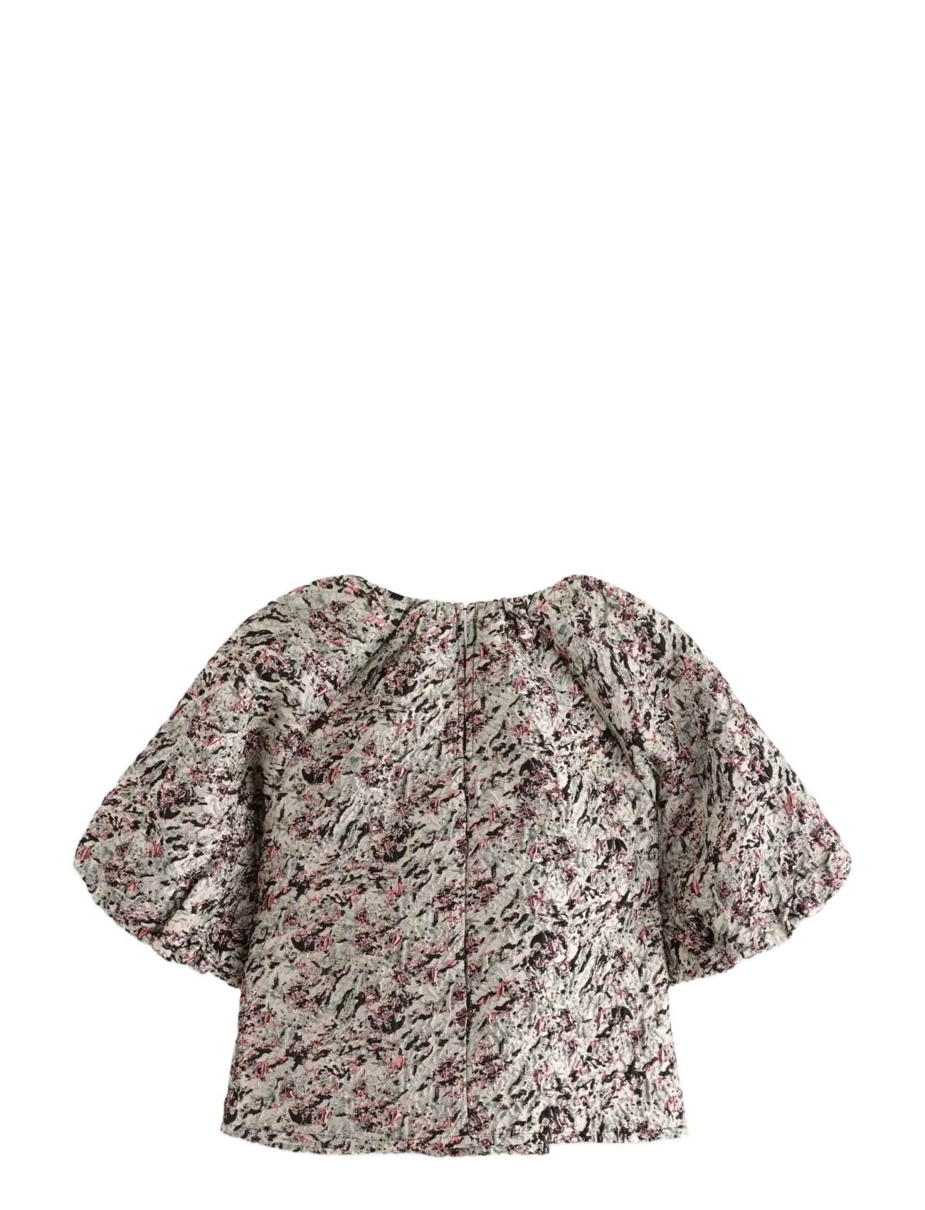 Lindex - Blouse Kylie - lühikeste varrukatega pluusid - grey - 2