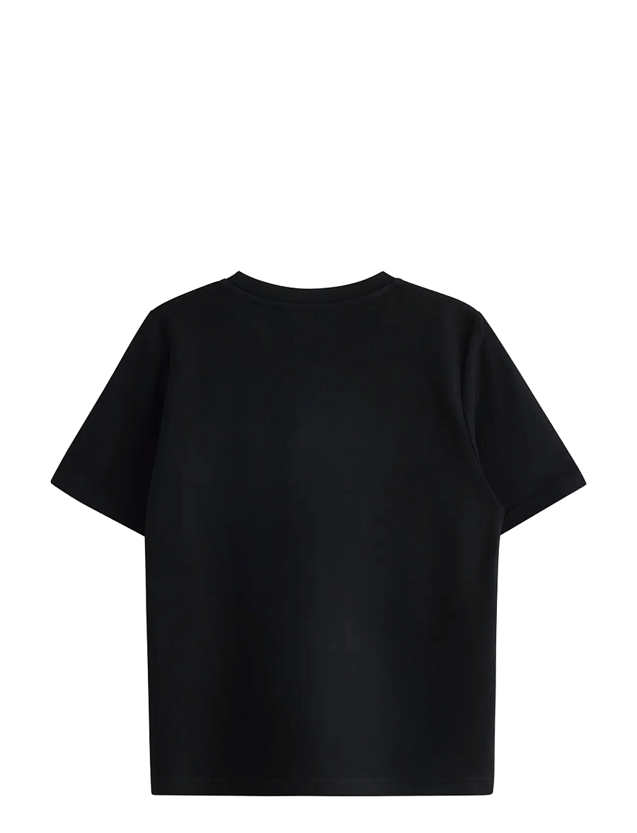 Lindex - T-shirt in heavy cotton - t-paidat - black - 2