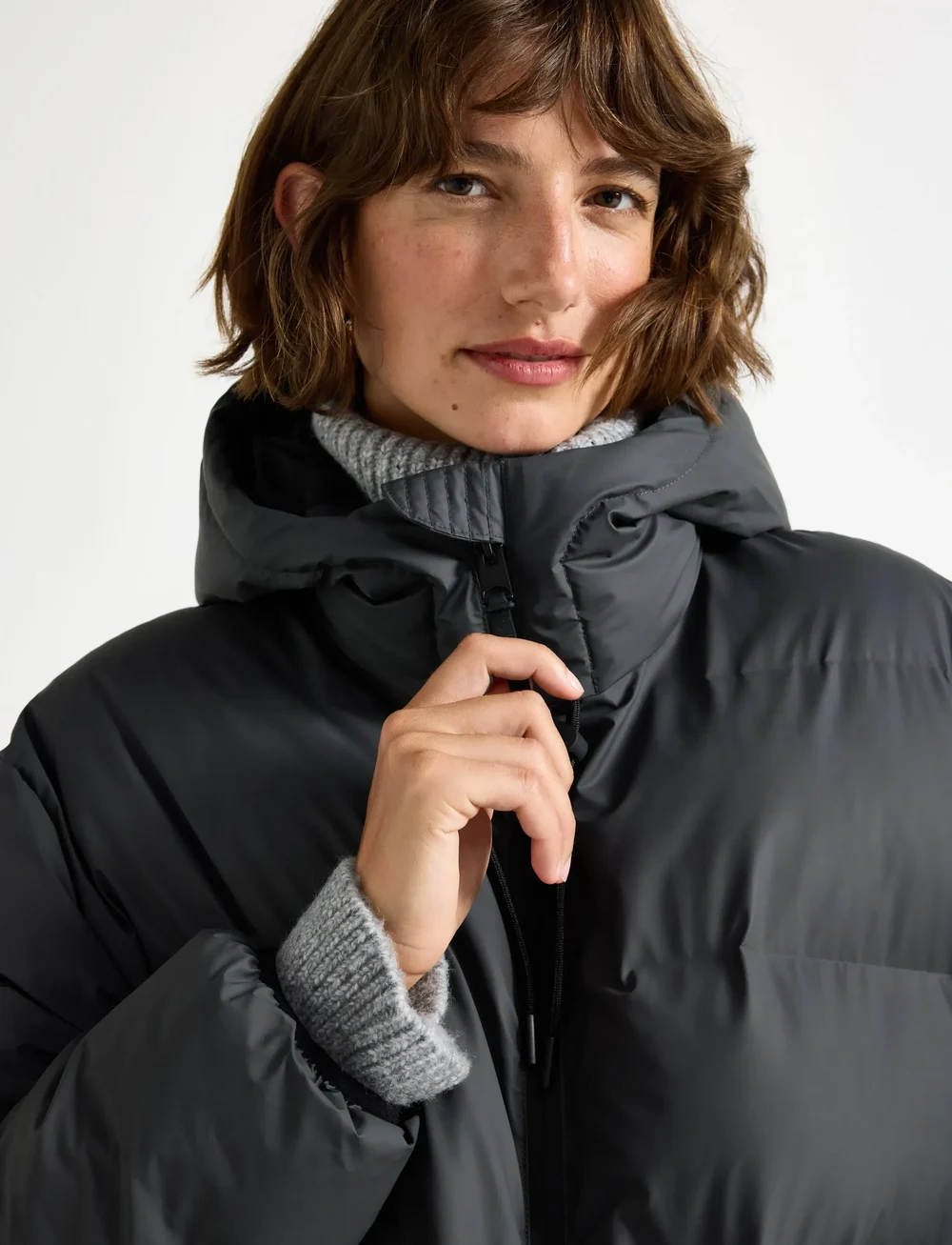 Lindex - Jacket Ellie - dunfrakker - anthracite grey - 4