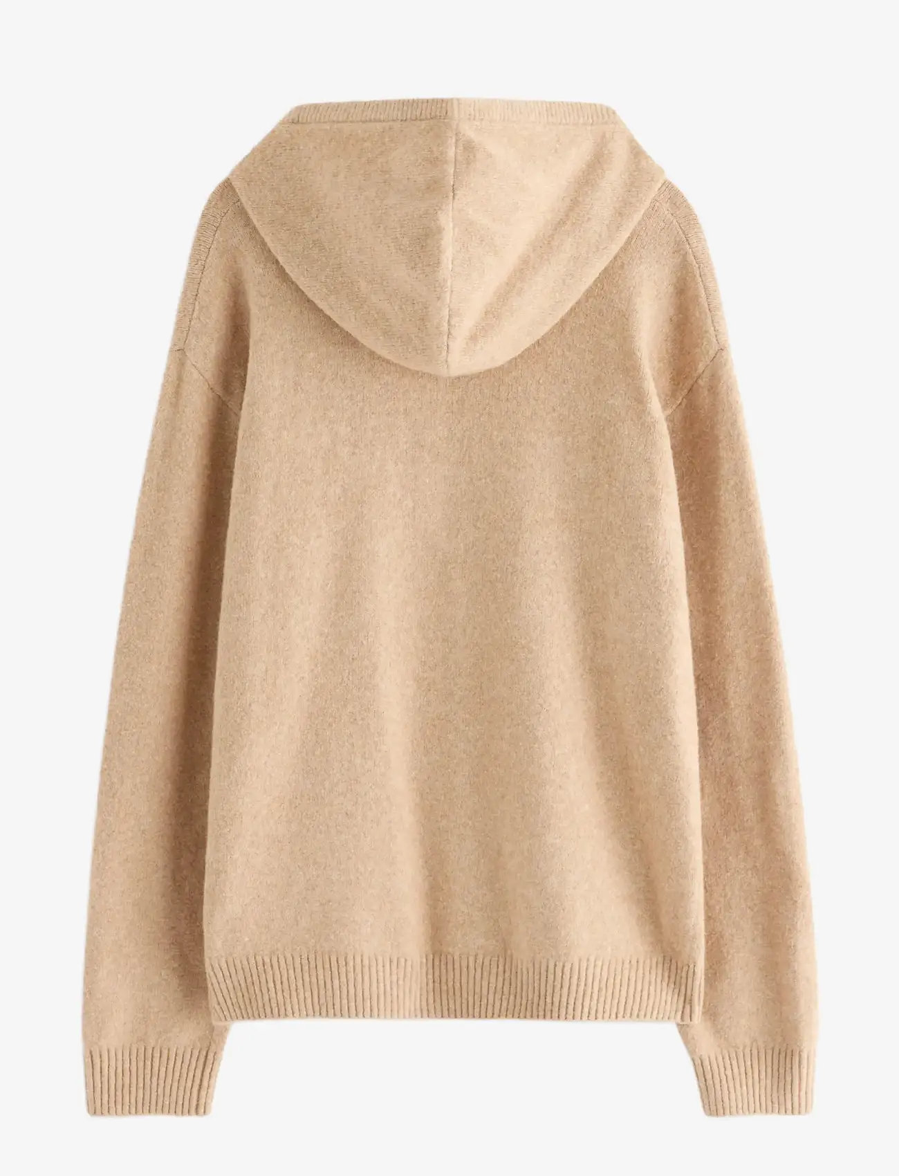 Lindex - Sweatshirt hood knitted - huvtröjor - beige melange - 2