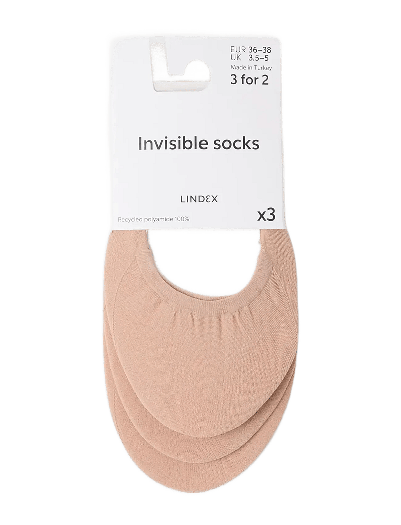 Lindex - Invisible socks - sneackersocken - dusty beige - 0