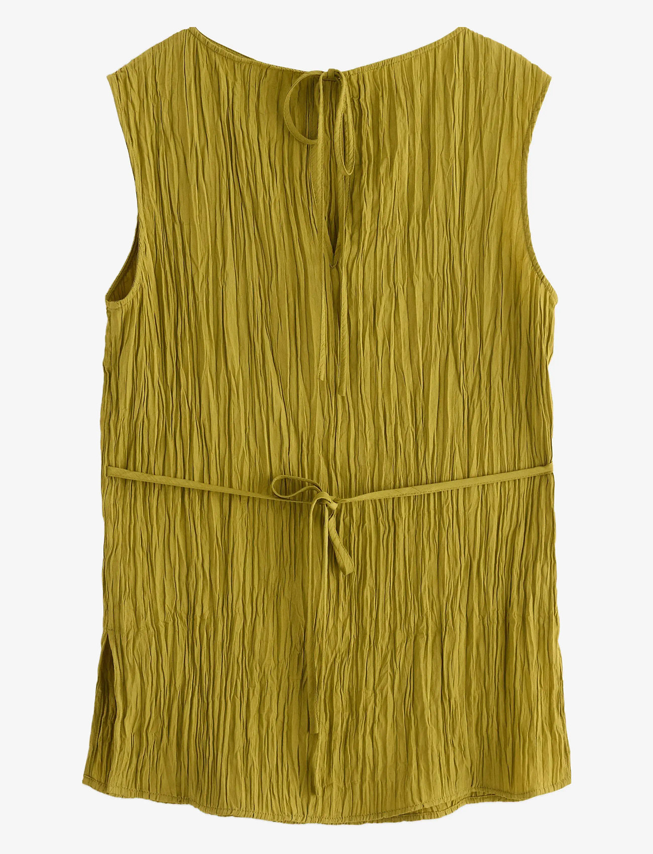 Lindex - Blouse Verona crinkle - Ärmellose blusen - dusty green - 1