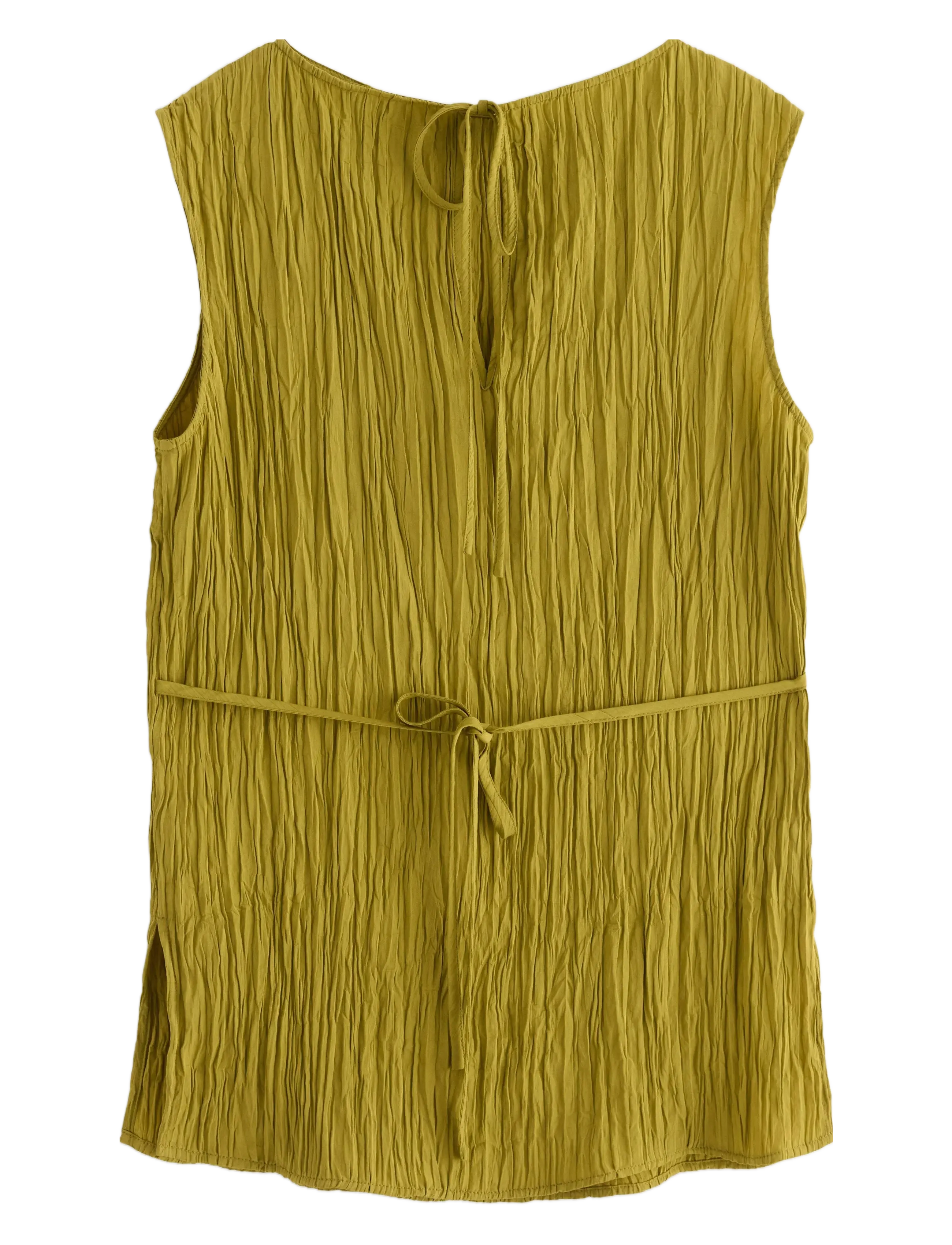 Lindex Blouse Verona crinkle - Bluser & Skjorter - DUSTY GREEN / green