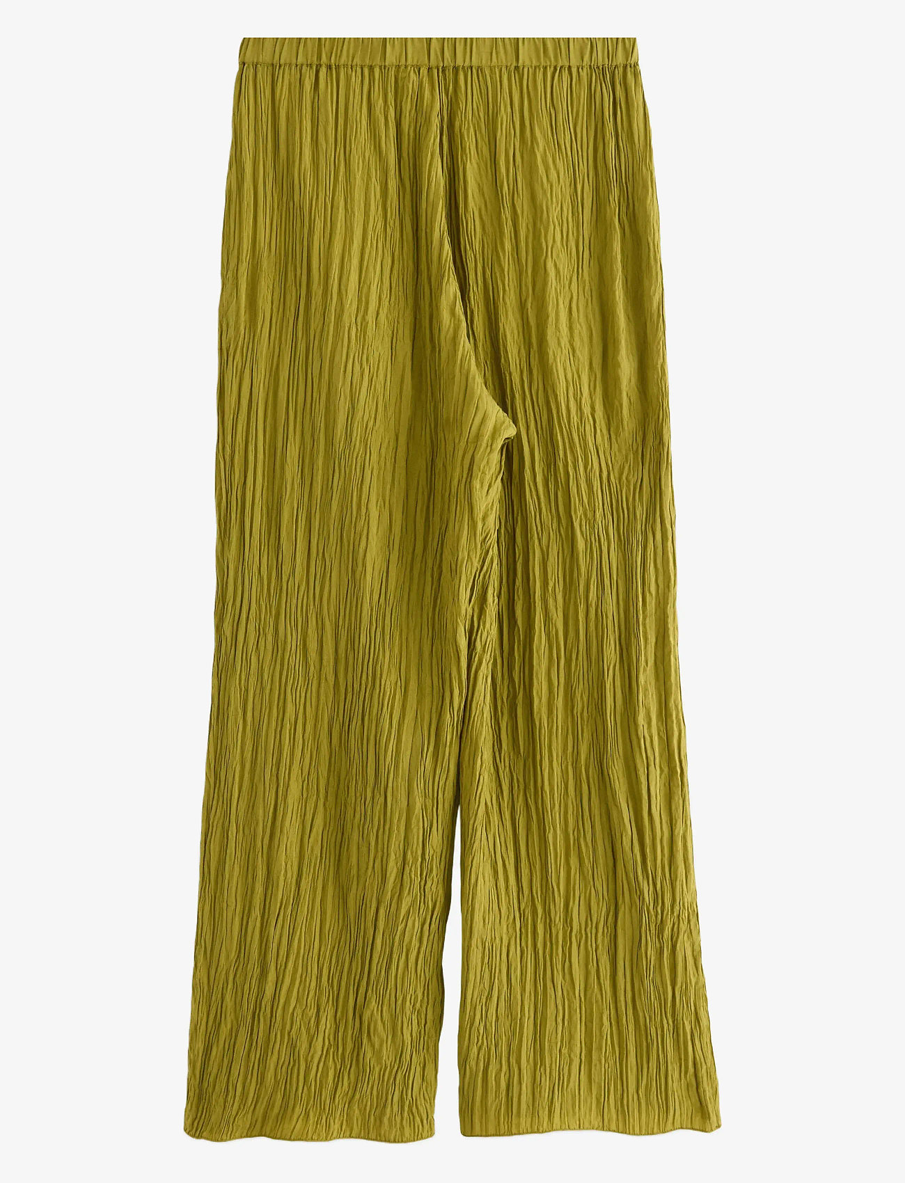 Lindex - Trouser Verona crinkle - sirge säärega püksid - dusty green - 2