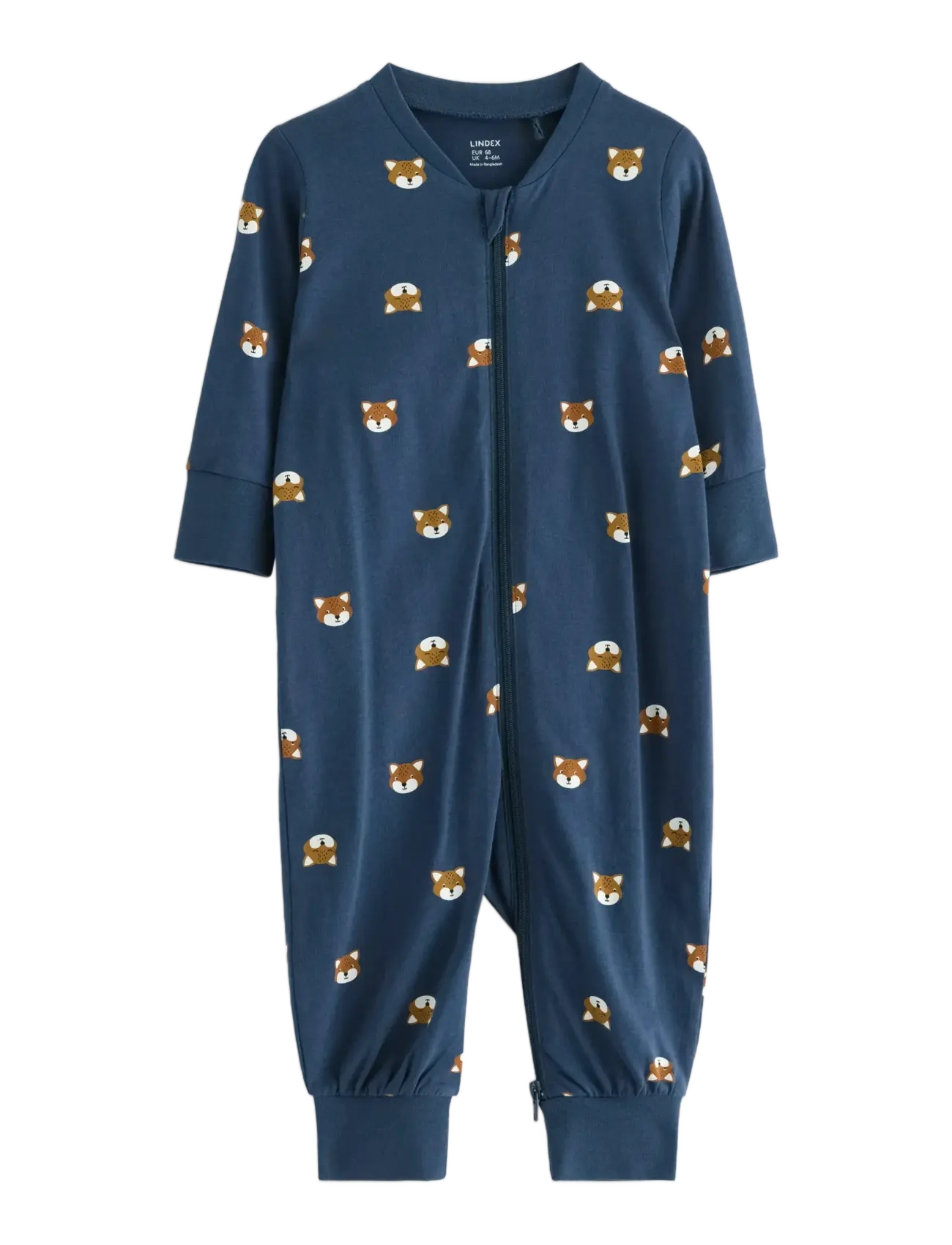 LINDEX Pyjamas With Application At The Back Navy - 68 - Kinder