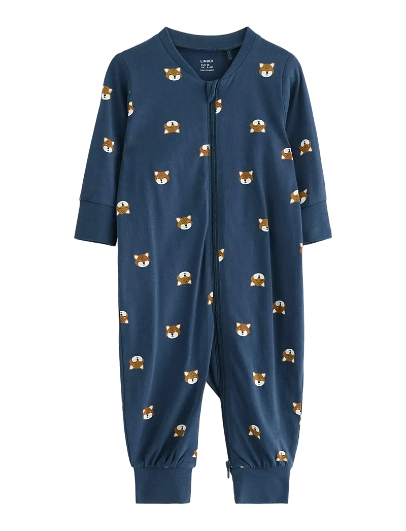 Lindex - Pyjamas Fox BF - natdragter - dark blue - 0
