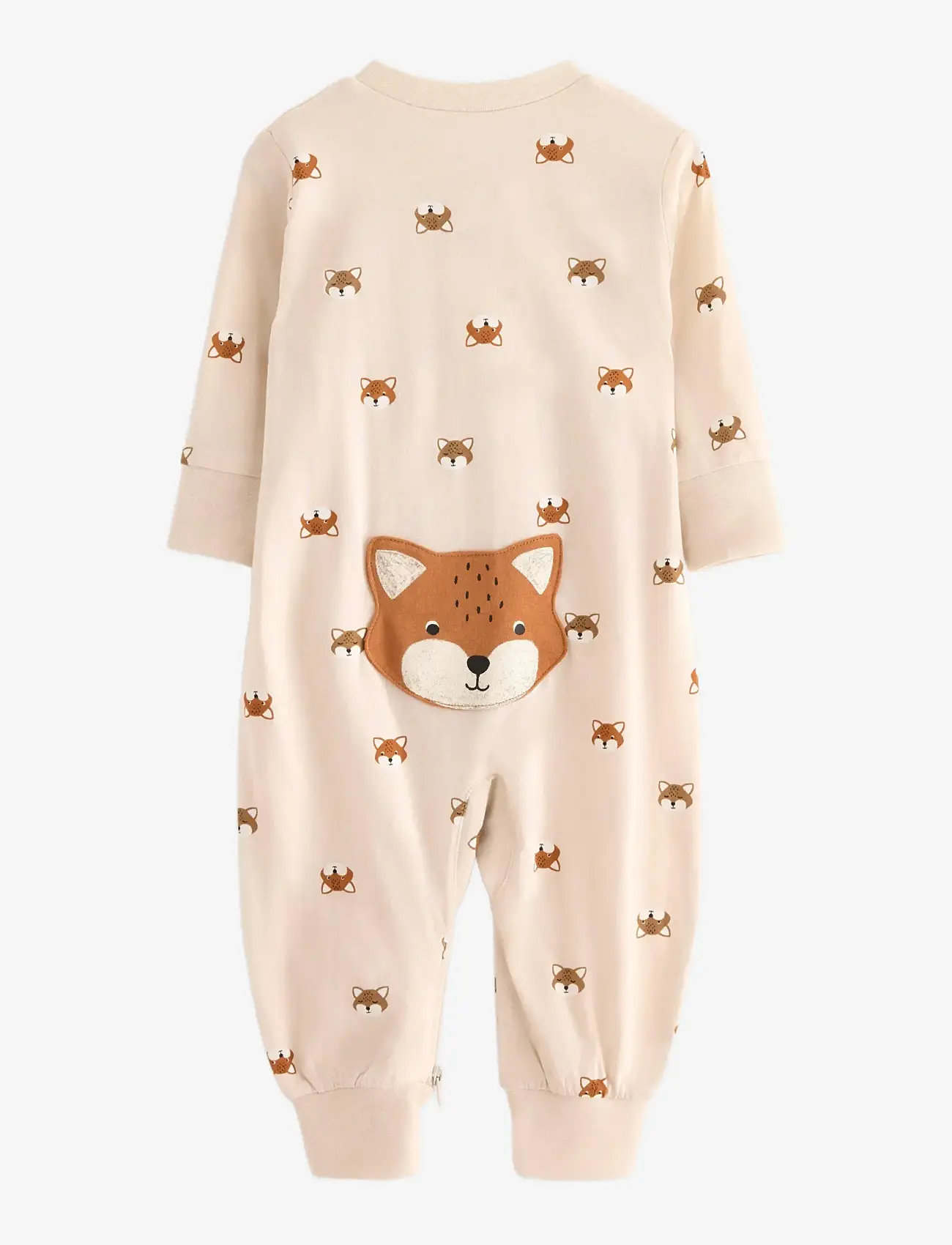 Lindex - Pyjamas Fox BF - magamiskombinesoonid - light beige - 1