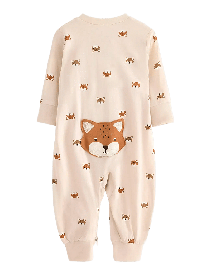 Lindex - Pyjamas Fox BF - magamiskombinesoonid - light beige - 1