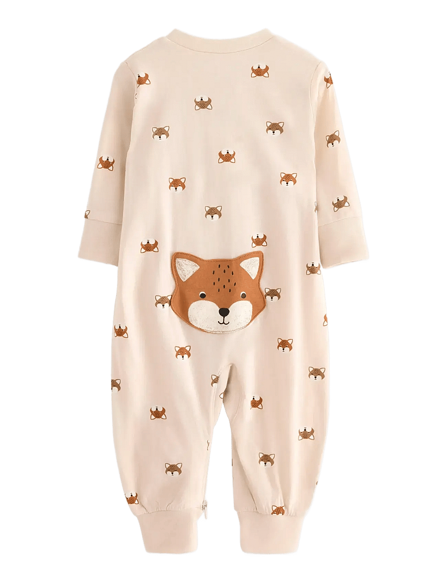 Lindex - Pyjamas with application at the back - sovoveraller - light beige - 1
