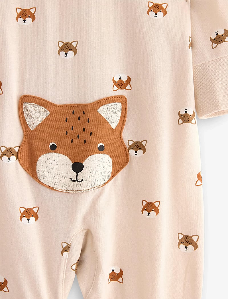 Lindex - Pyjamas Fox BF - magamiskombinesoonid - light beige - 2