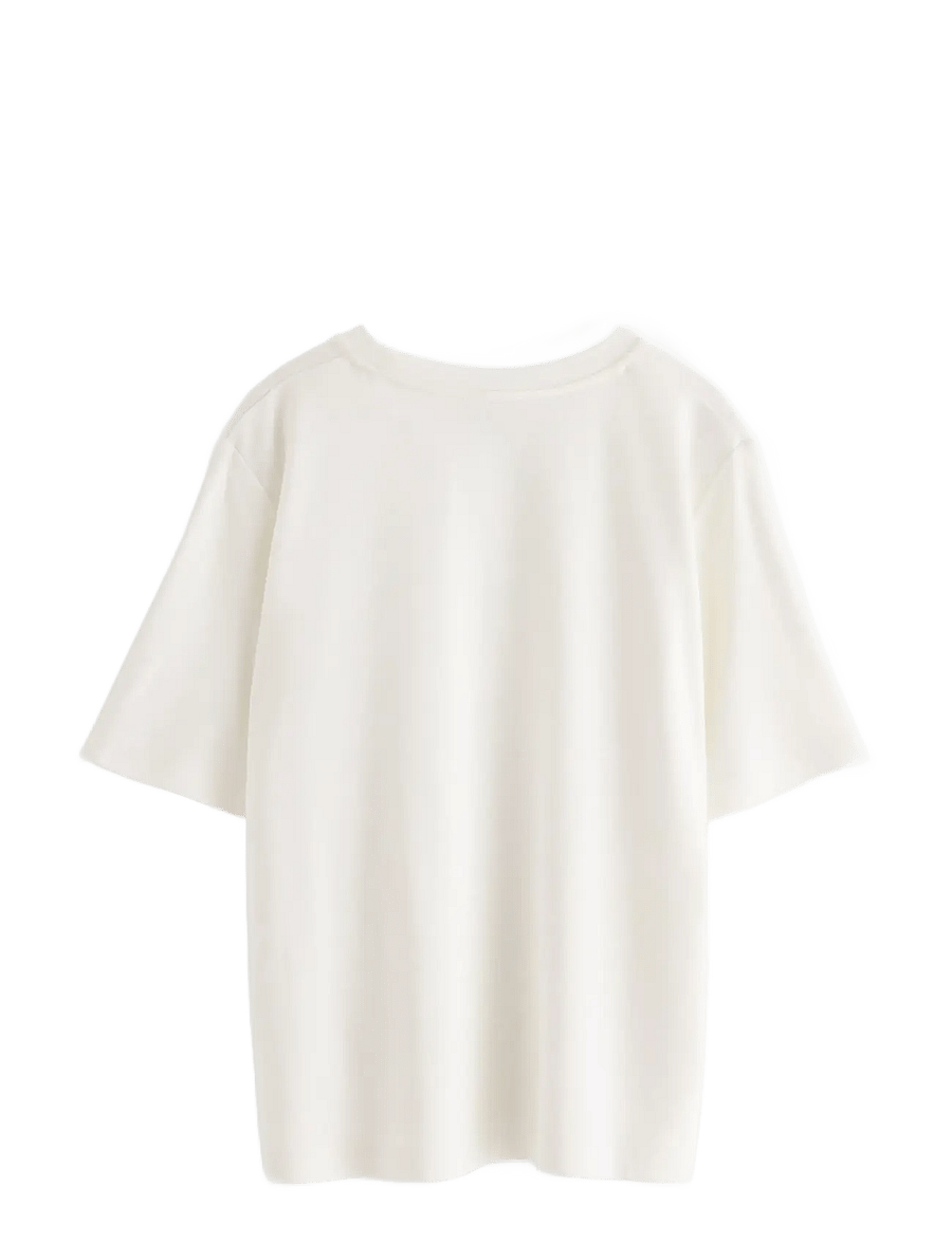 Lindex - Top Josefin - t-shirts - off white - 2