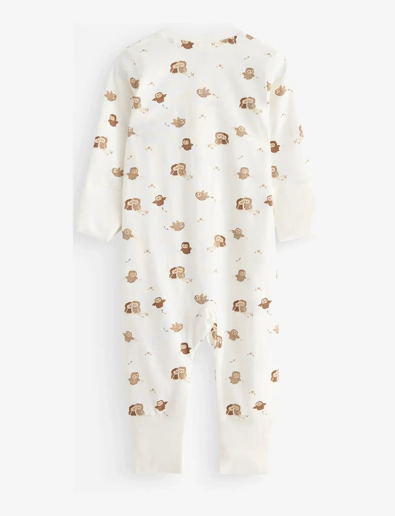 Lindex - Pyjamas w foldover - magamiskombinesoonid - light dusty white - 1