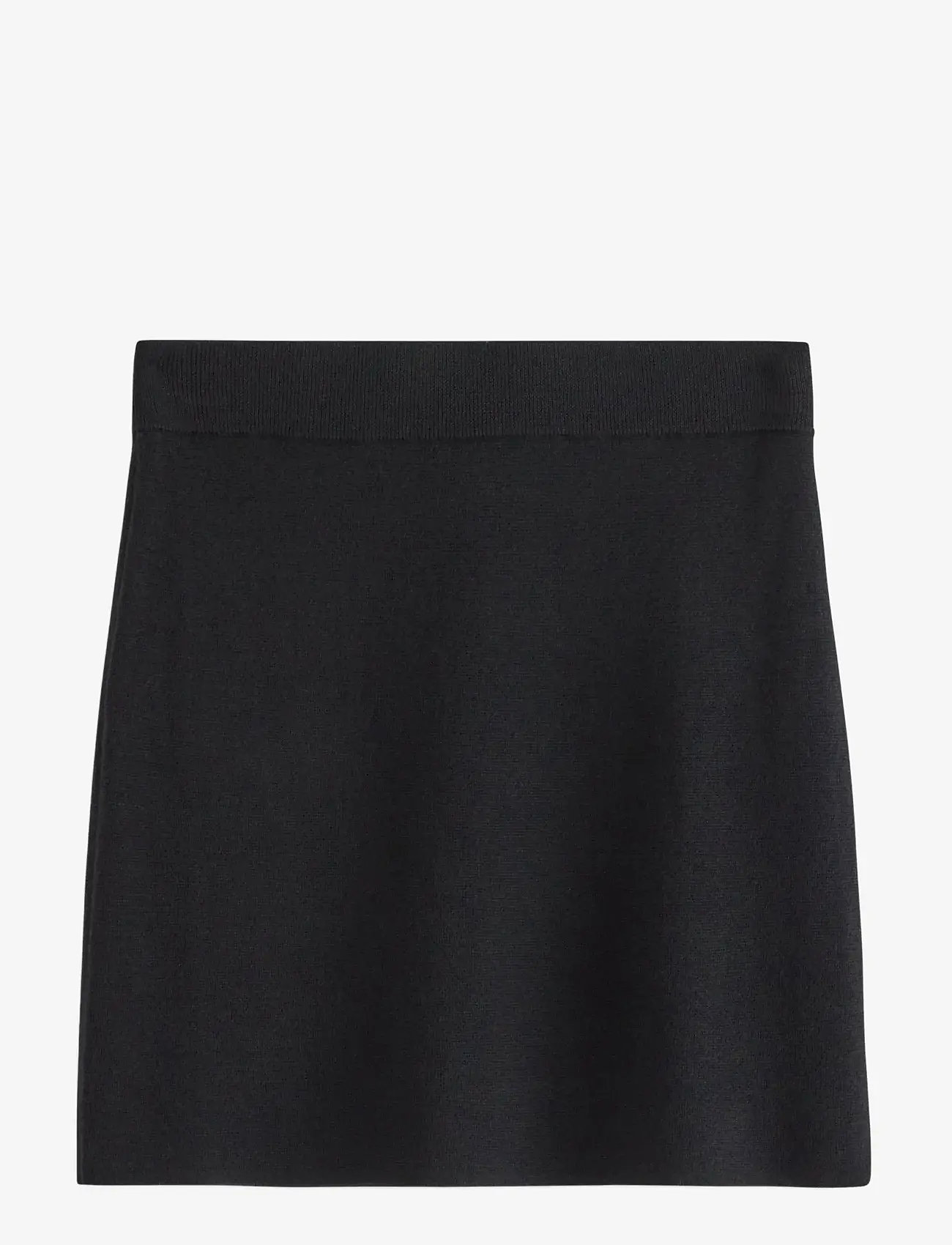 Lindex - Skirt Celia merino wool - kootud seelikud - black - 1