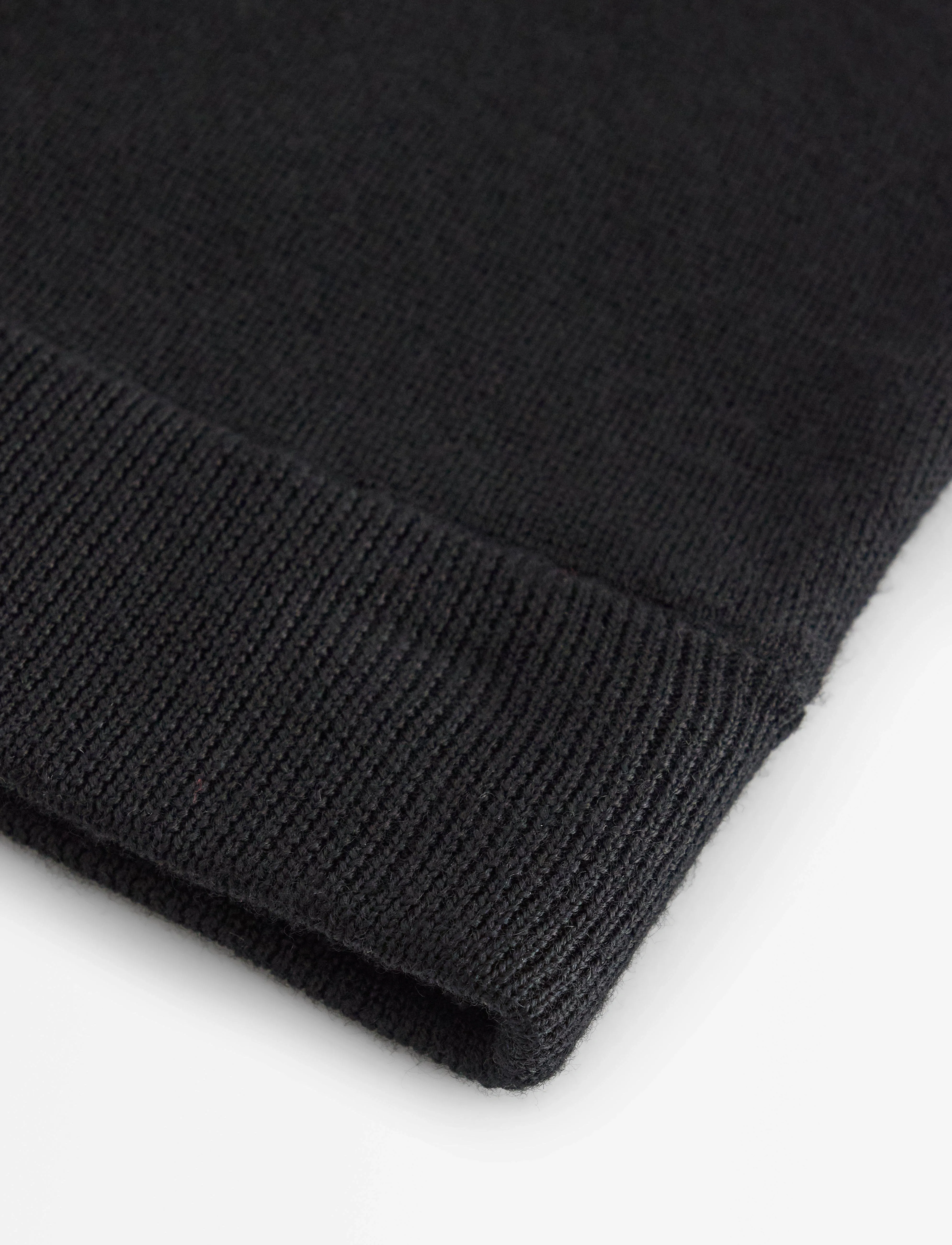 Lindex - Skirt Celia merino wool - adīti svārki - black - 5