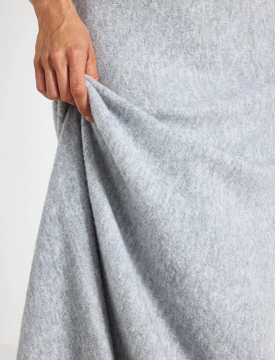 Lindex - Stickad maxikjol - midikleidid - grey melange - 4