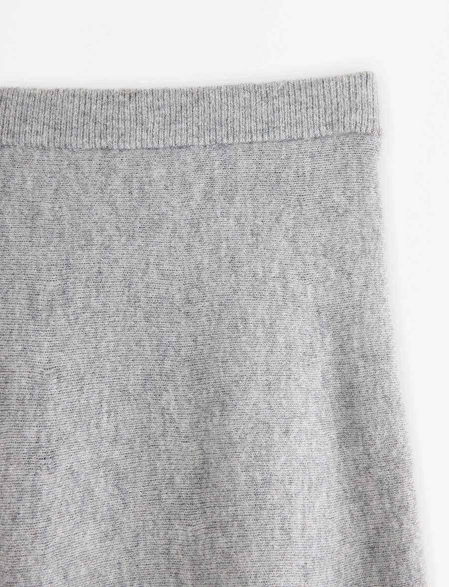 Lindex - Stickad maxikjol - midikleidid - grey melange - 5