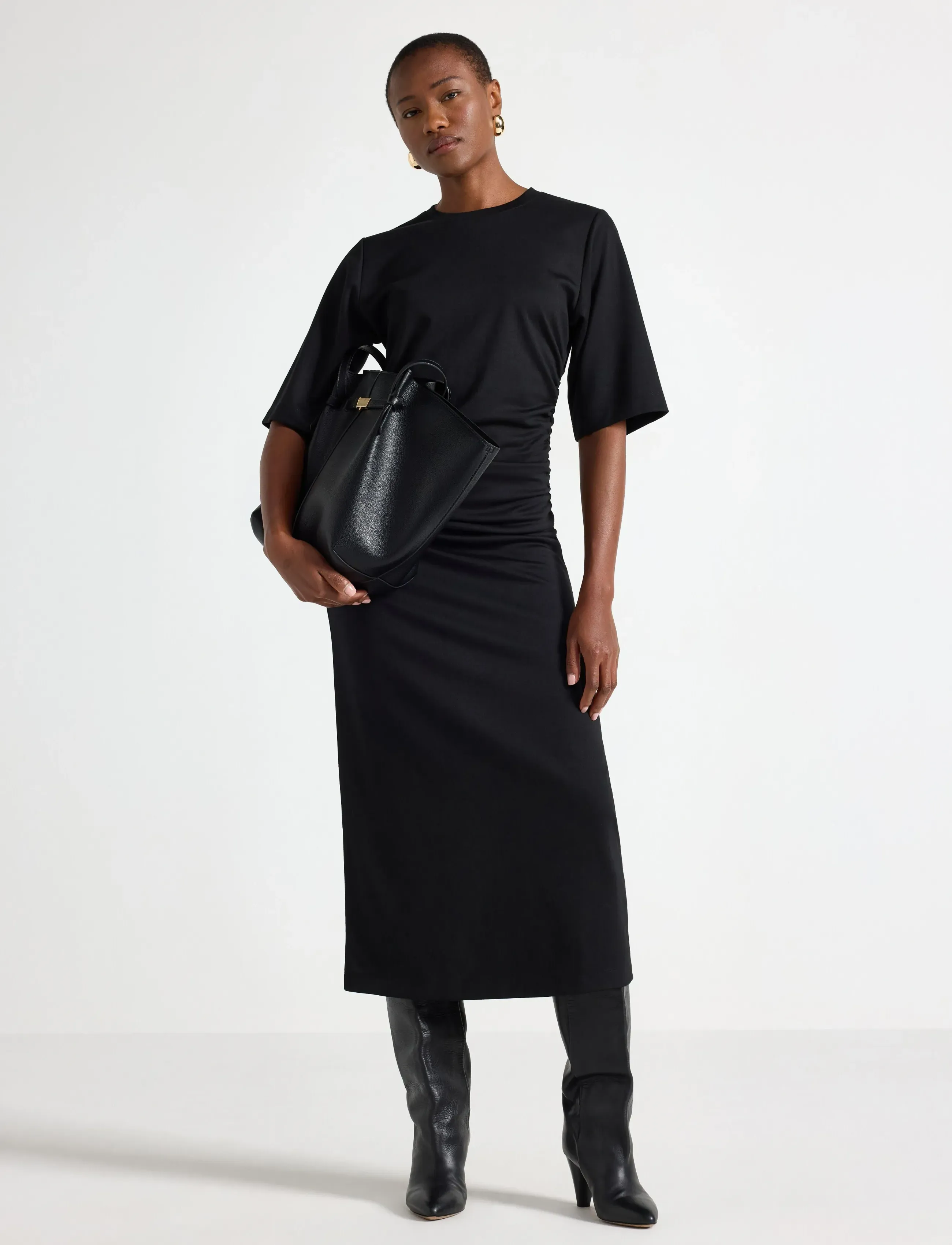 Lindex Dress Assia - Kleidung - BLACK / black