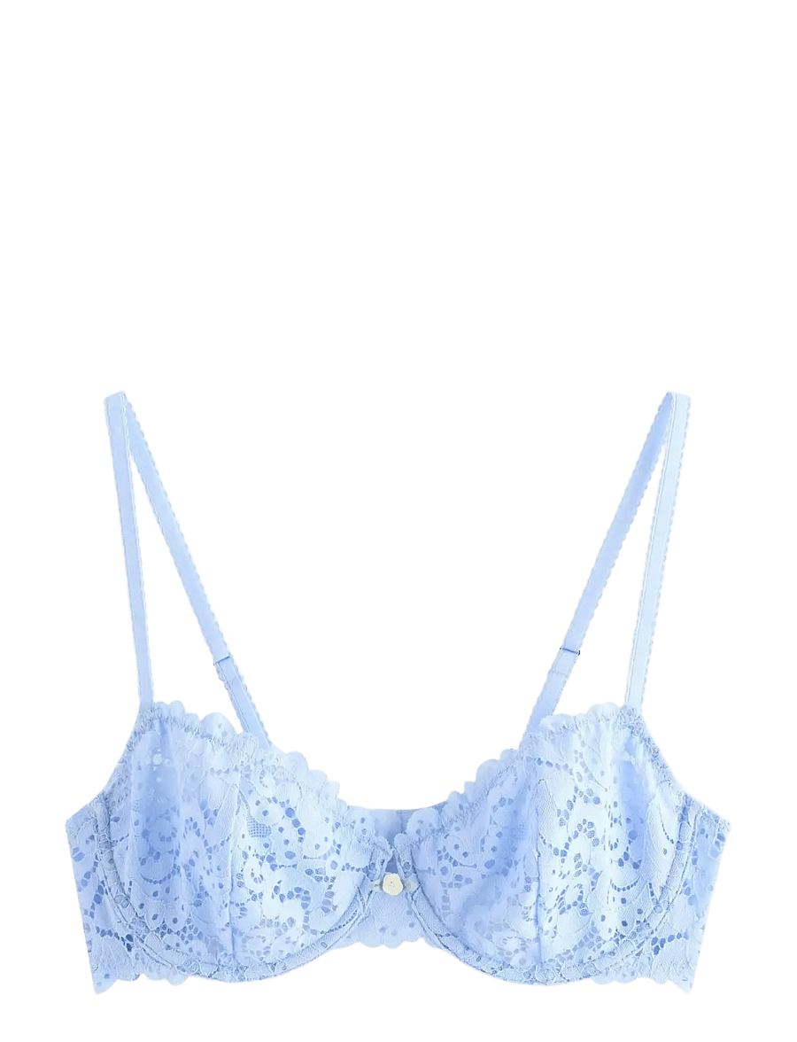 Lindex - Senna unpadded bra - bh:ar med bygel - light blue - 1