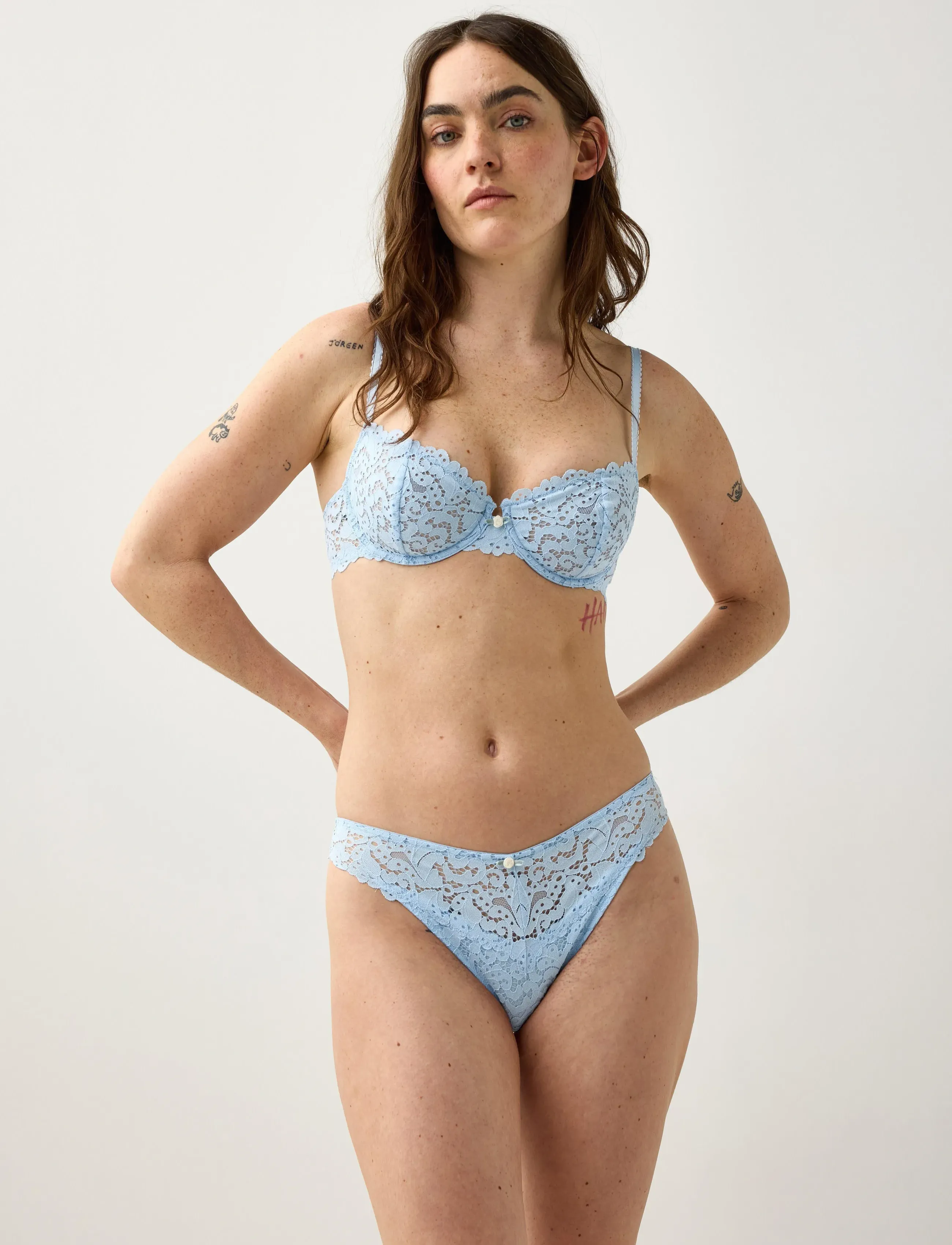 Lindex Bra Senna Billie, 80 E, Bras & Oberteile, Blau - Full Cup Bras, Frauen