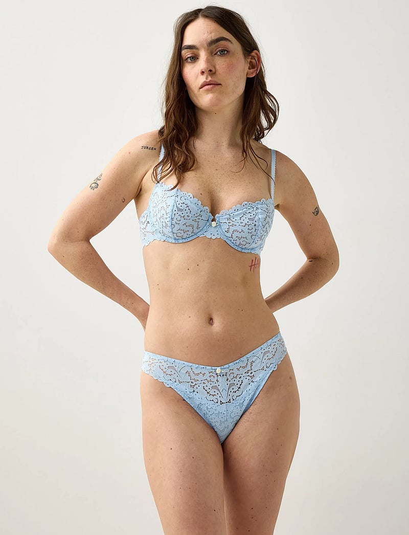 Lindex - Senna unpadded bra - traadiga rinnahoidjad - light blue - 0