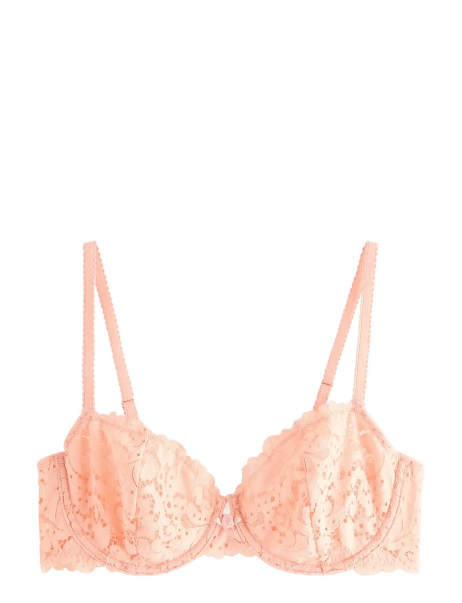 Lindex - Senna unpadded bra - beha's met beugels - light dusty coral - 1