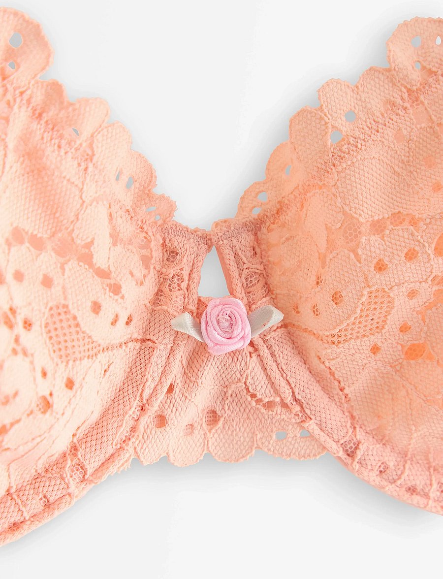 Lindex - Senna unpadded bra - beha's met beugels - light dusty coral - 5