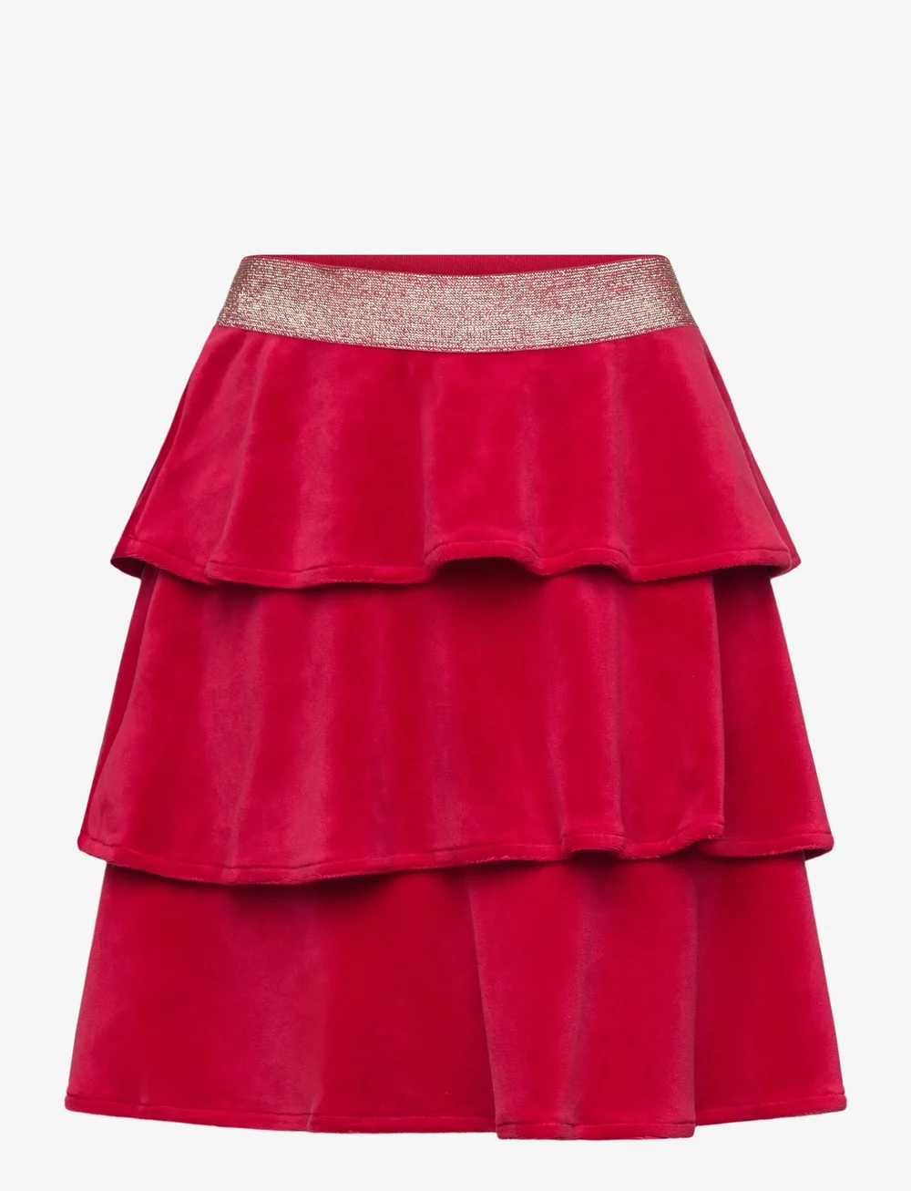 Lindex - Skirt velour - miniseelikud - dark red - 0